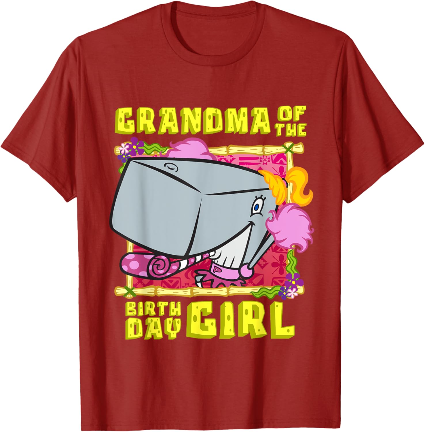SpongeBob Pearl Grandma T-Shirt for Birthday Girls - Fun Grandmother Gift - 19