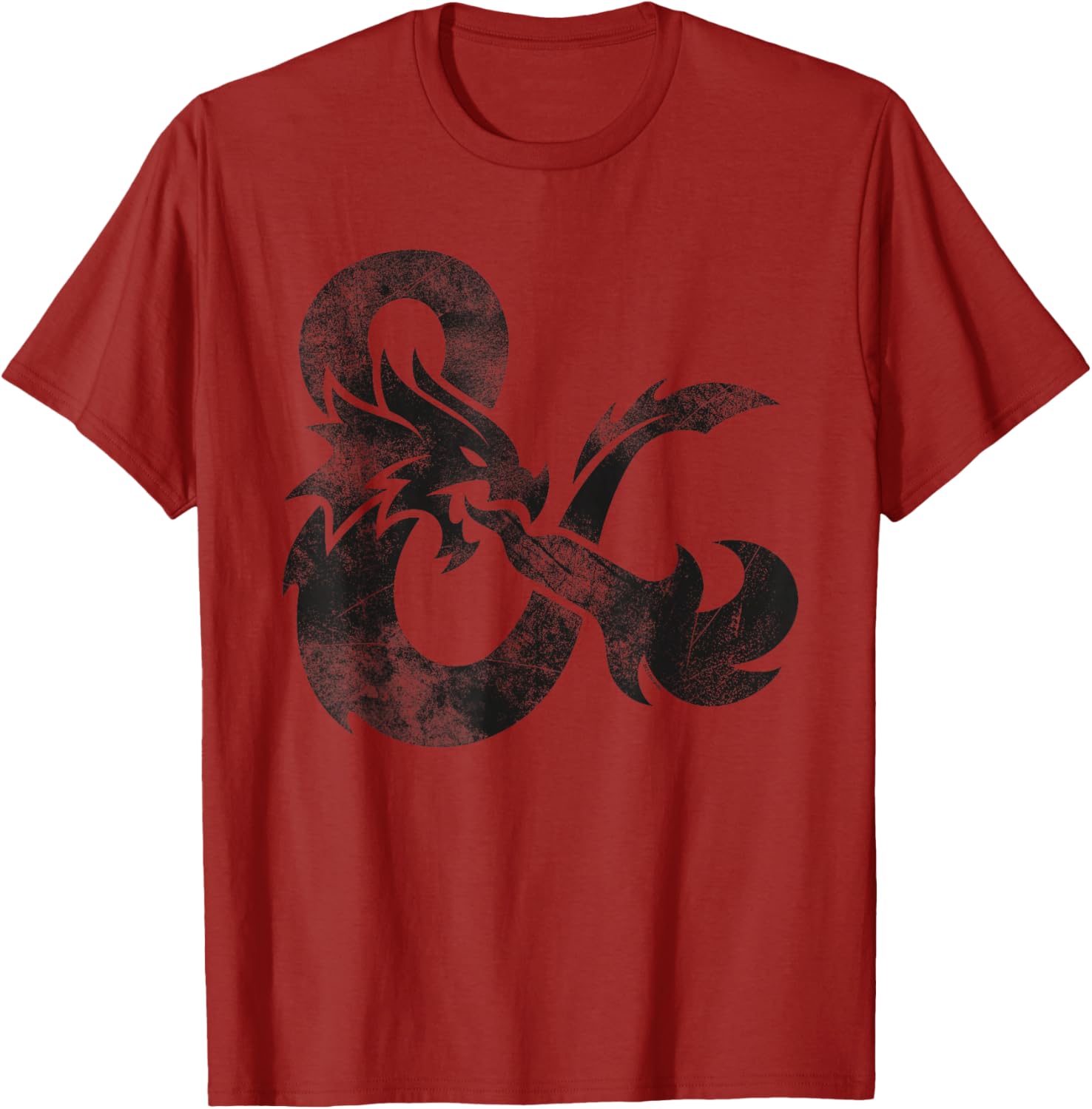 Dungeons and Dragons Distressed Ampersand Logo Tee for Fans - 3
