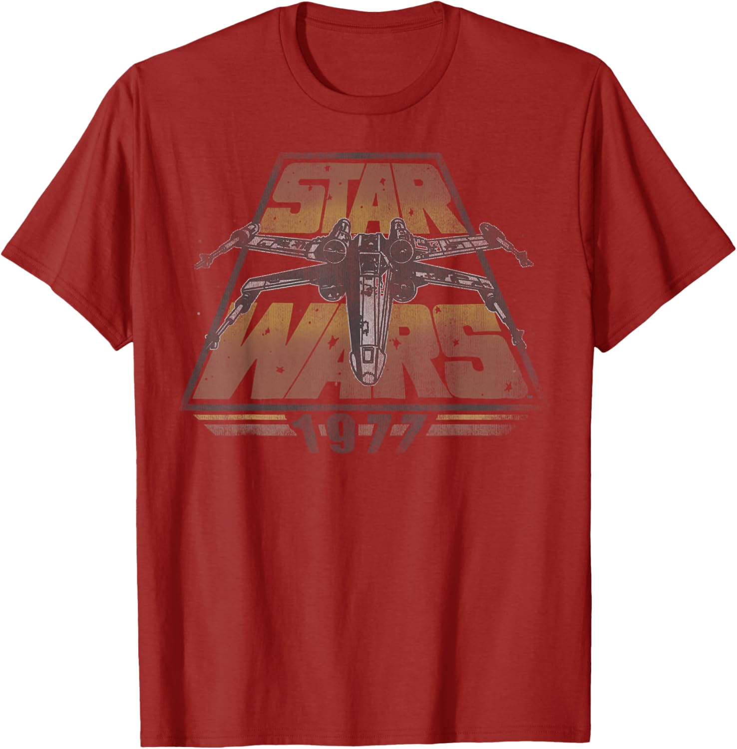 Vintage Star Wars X-Wing 1977 Retro T-Shirt for Disney Fans - 3