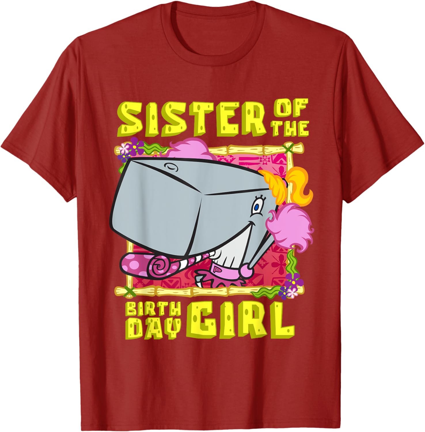 Mademark SpongeBob Pearl Sister Birthday Gift T-Shirt for Girls - 10