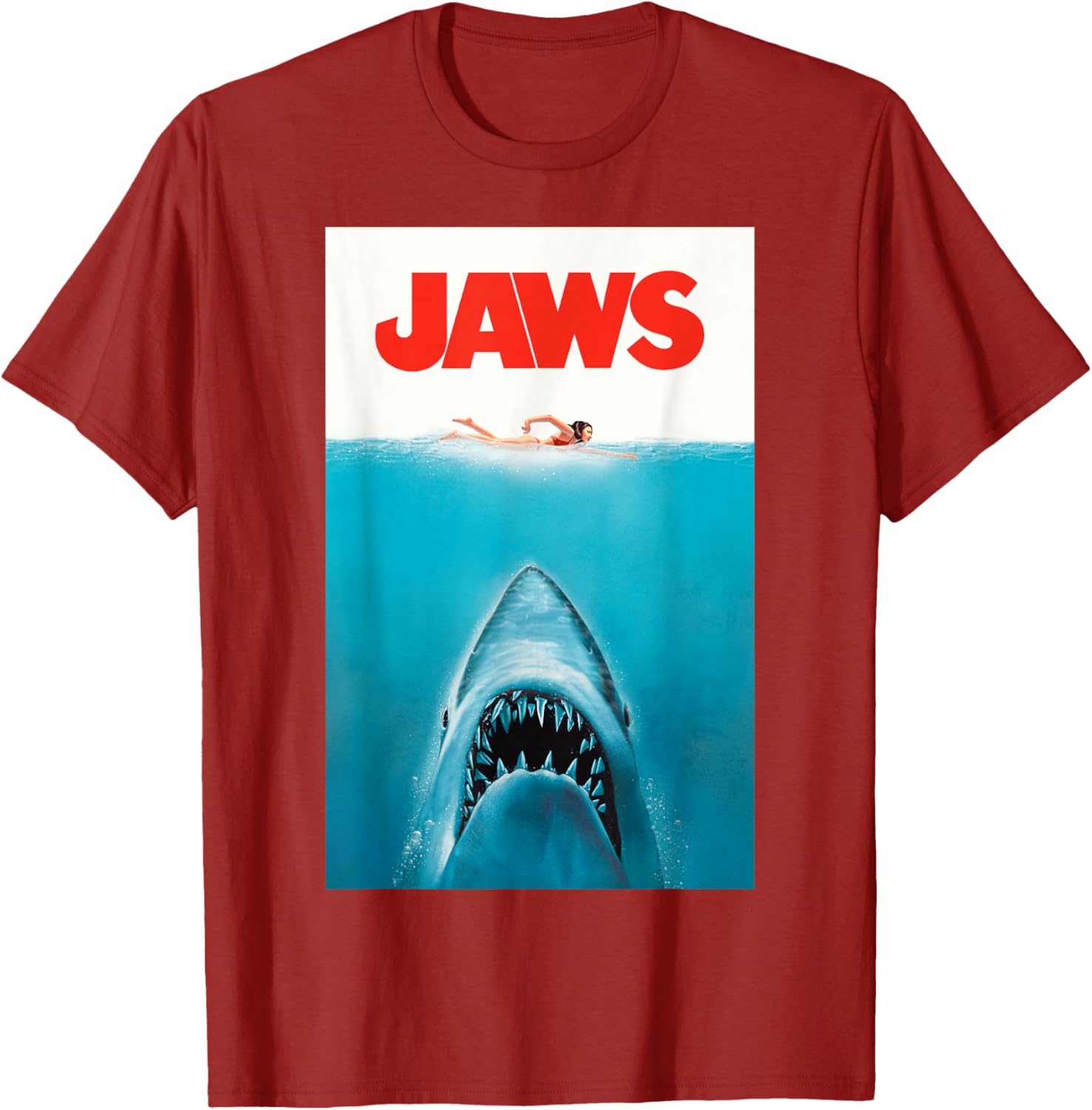 Jaws 50th Anniversary Classic T-Shirt with Front and Back Artwork - 6
