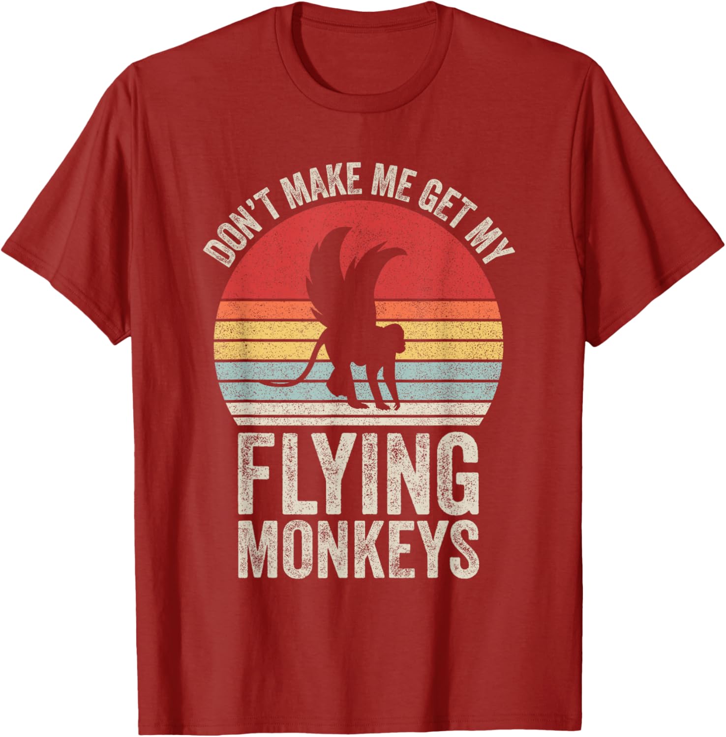 Vintage Retro Flying Monkeys T-Shirt for Fun Lovers and Gift Ideas - 6