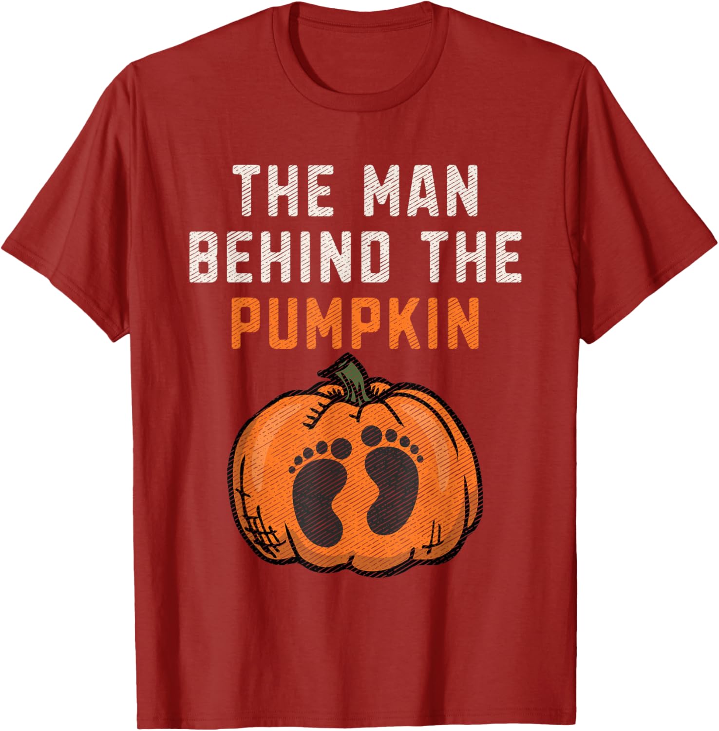 Funny Pumpkin Dad Halloween Pregnancy Reveal T-Shirt for Expecting Fathers - 15