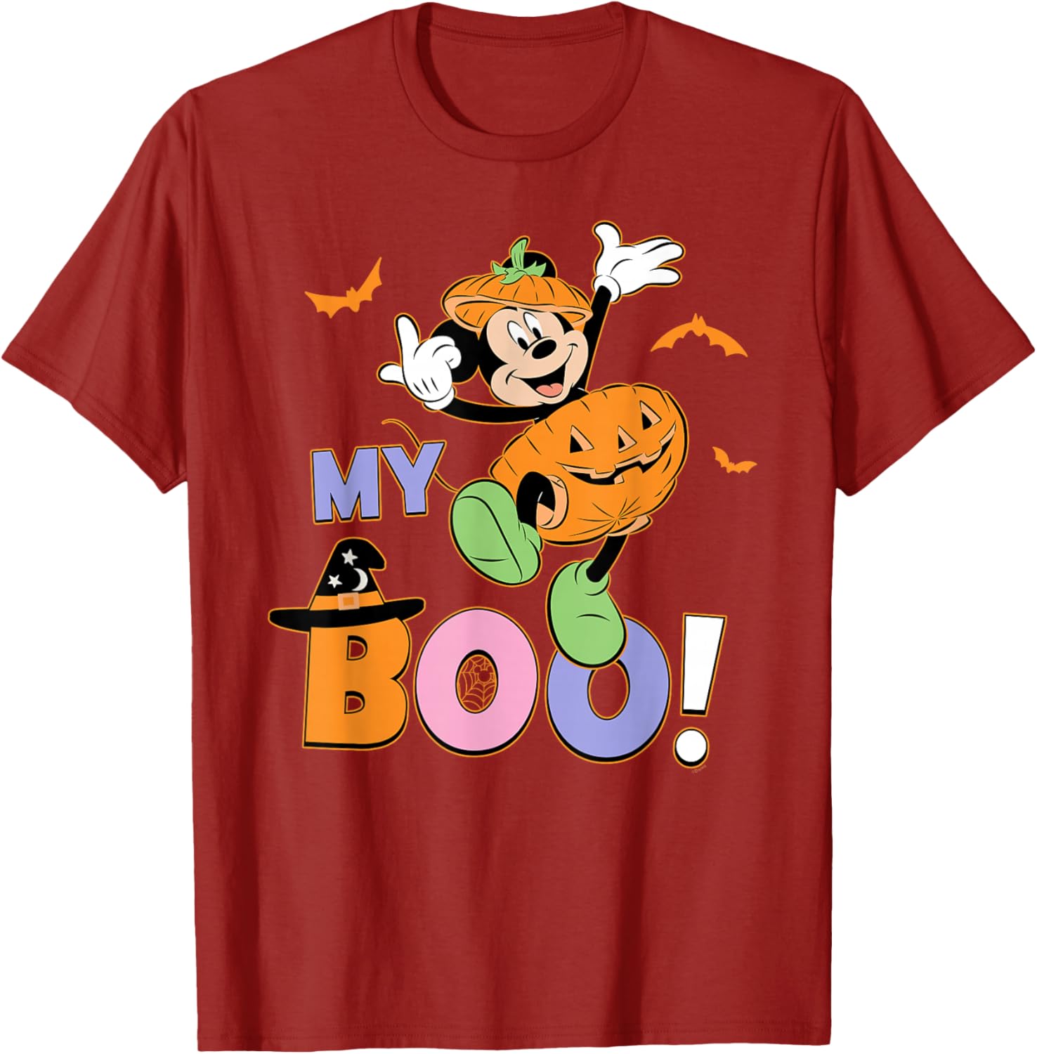 Disney Mickey Mouse My Boo Couples Halloween T-Shirt for Fun Halloween Style - 25
