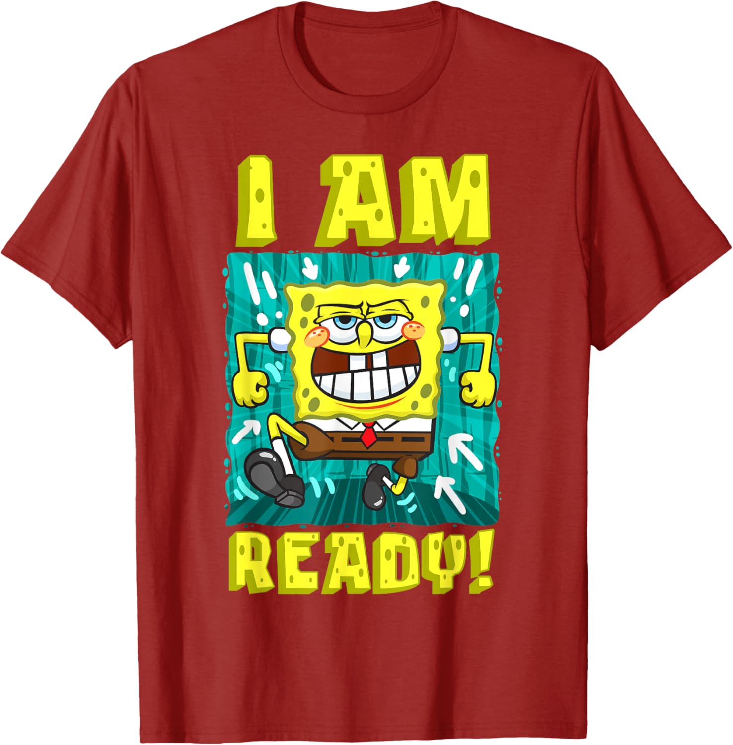 Mademark x SpongeBob SquarePants Funny Running T-Shirt for Kids - 4