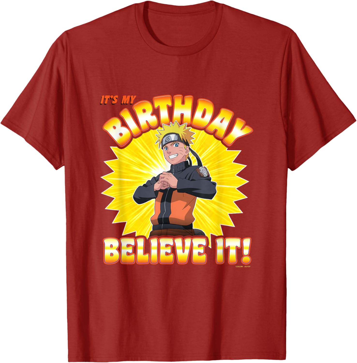 Naruto Shippuden Birthday Anime T-Shirt for Fans and Collectors - 7