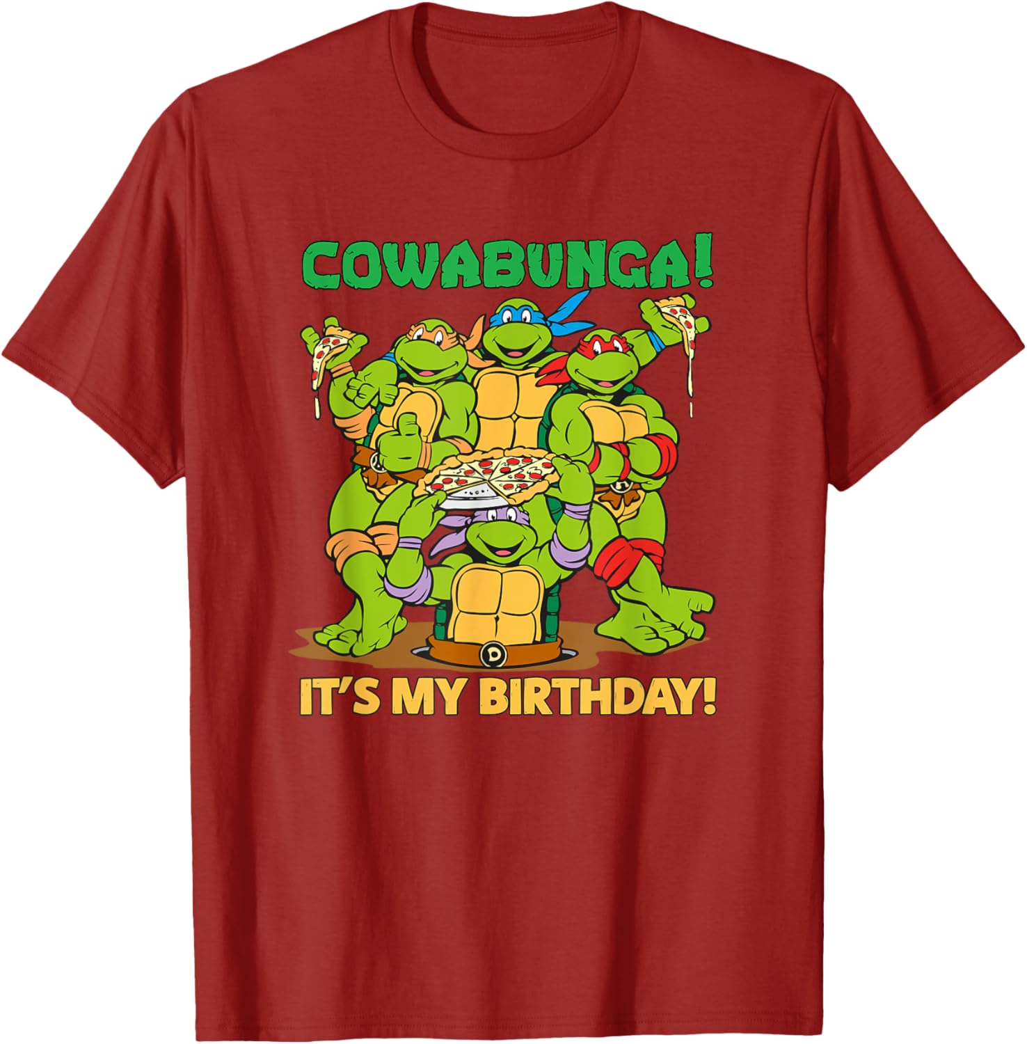 Mademark Teenage Mutant Ninja Turtles Birthday T-Shirt for Kids - 9