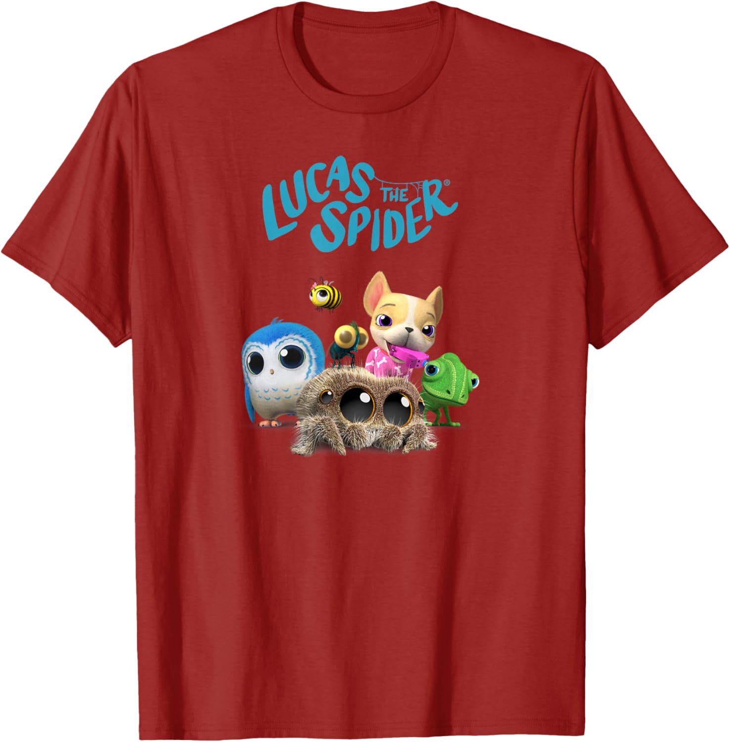 Lucas the Spider and Friends Cute T-Shirt for Kids and Adults - 13