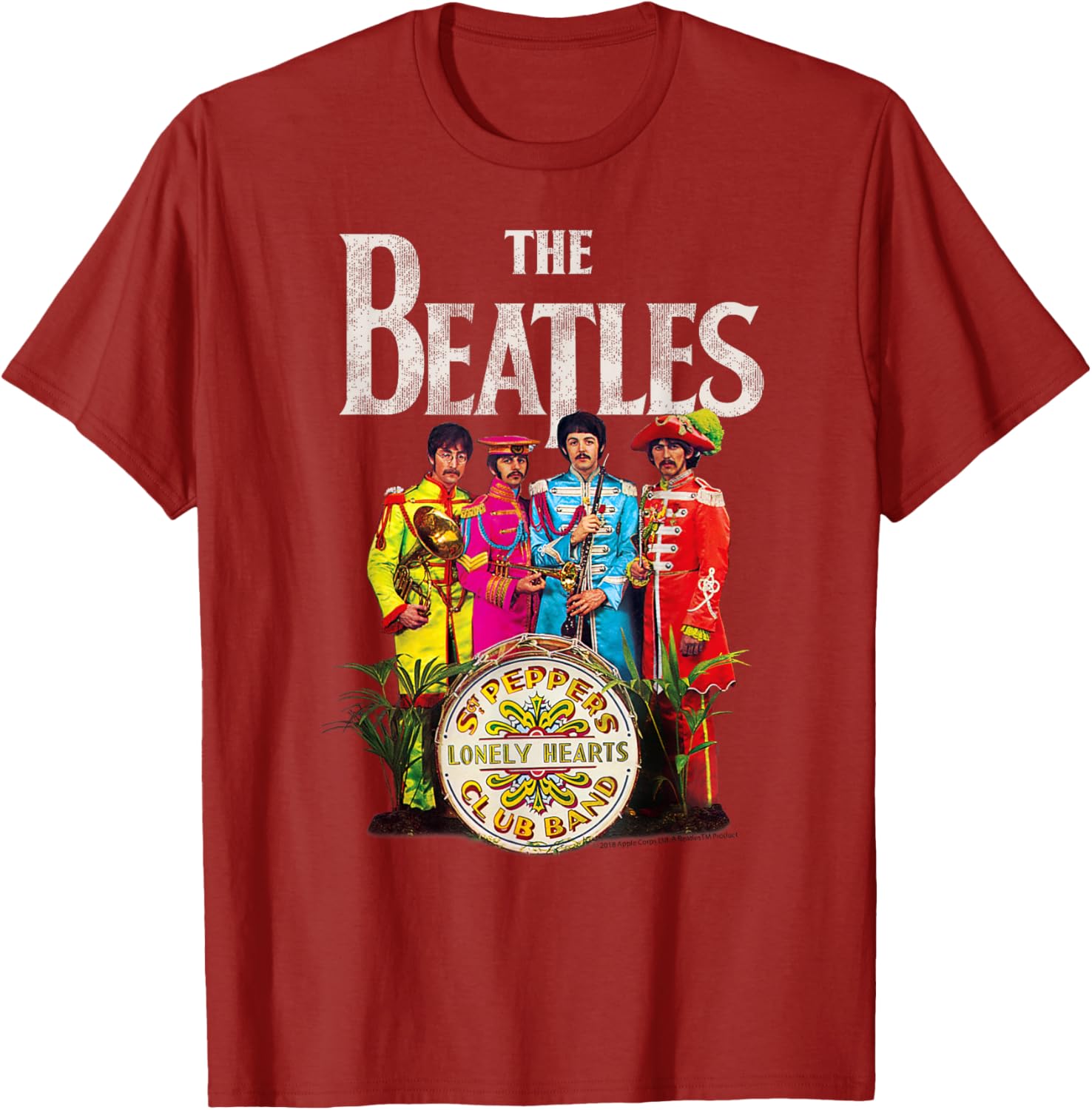 Beatles Sgt. Pepper's Lonely Hearts Short Sleeve T-Shirt for Fans - 6