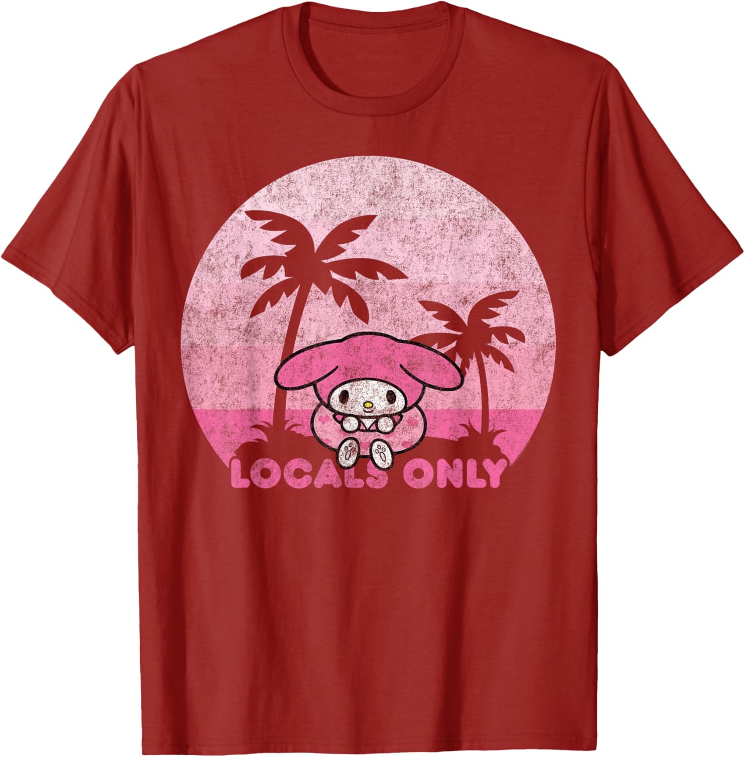 My Melody Locals Only T-Shirt for Cute and Casual Style Lovers - 3
