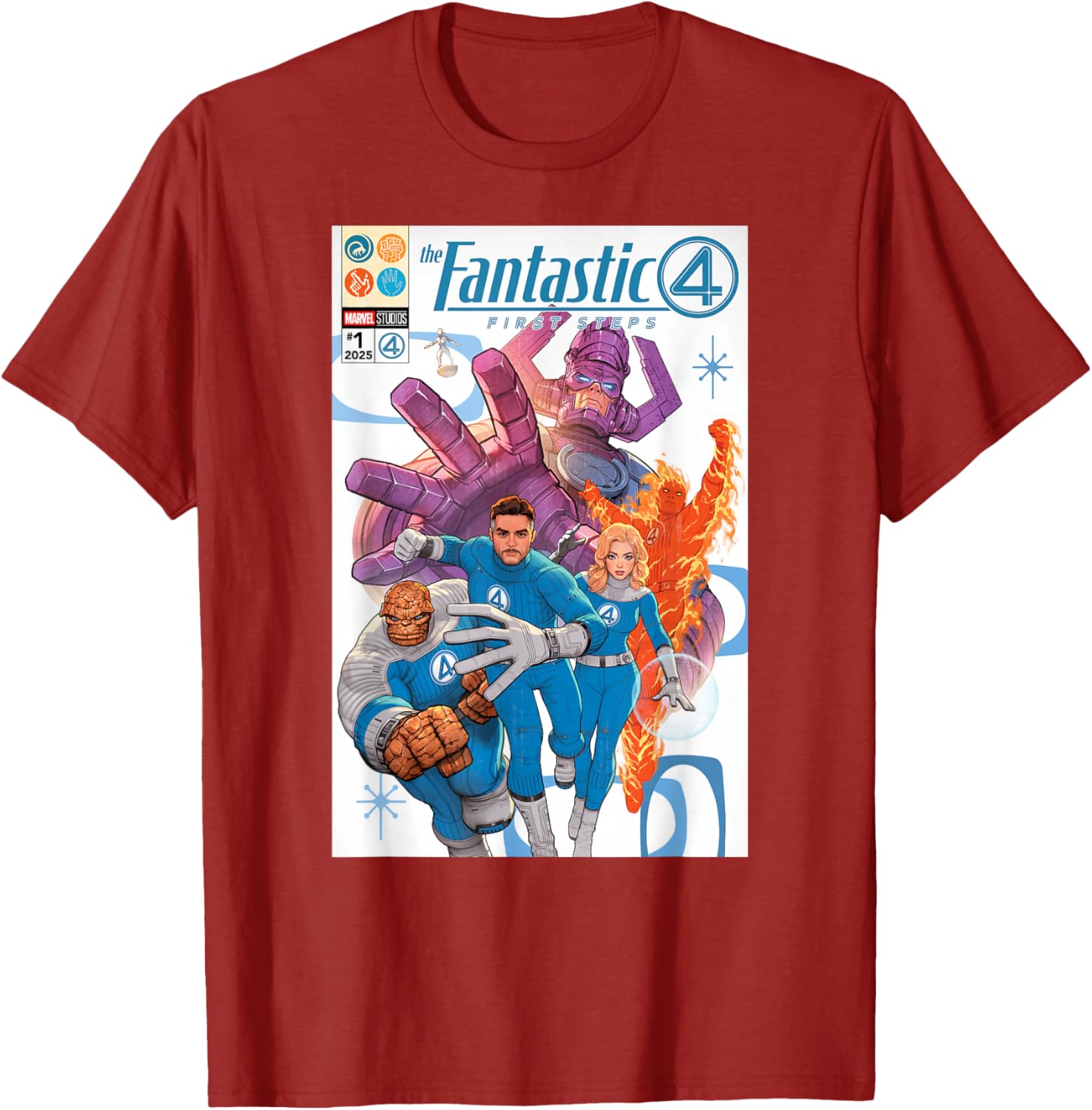 Marvel Fantastic Four Comic Book Cover Art T-Shirt for Fans and Collectors - 6