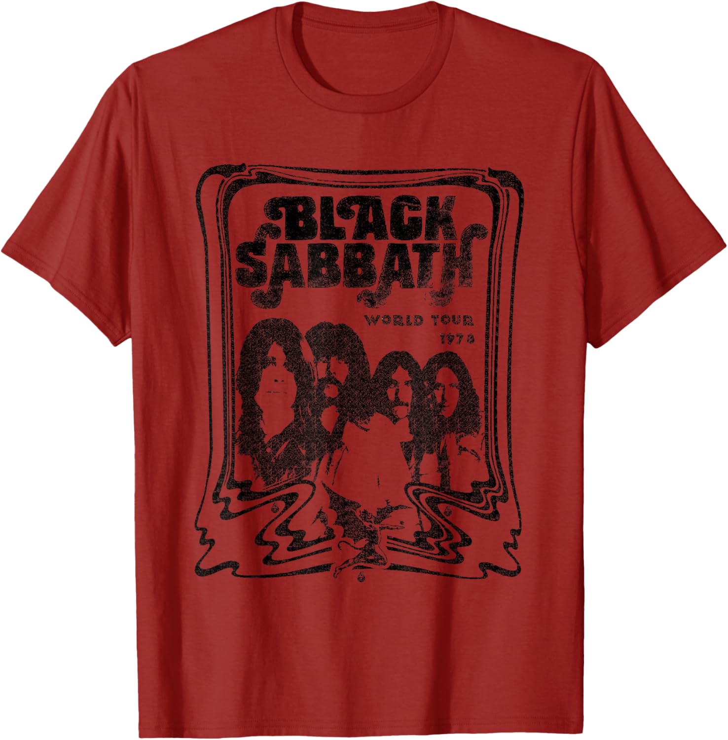 Black Sabbath Sketch Band T-Shirt for Rock Fans - Stylish Music Apparel - 4