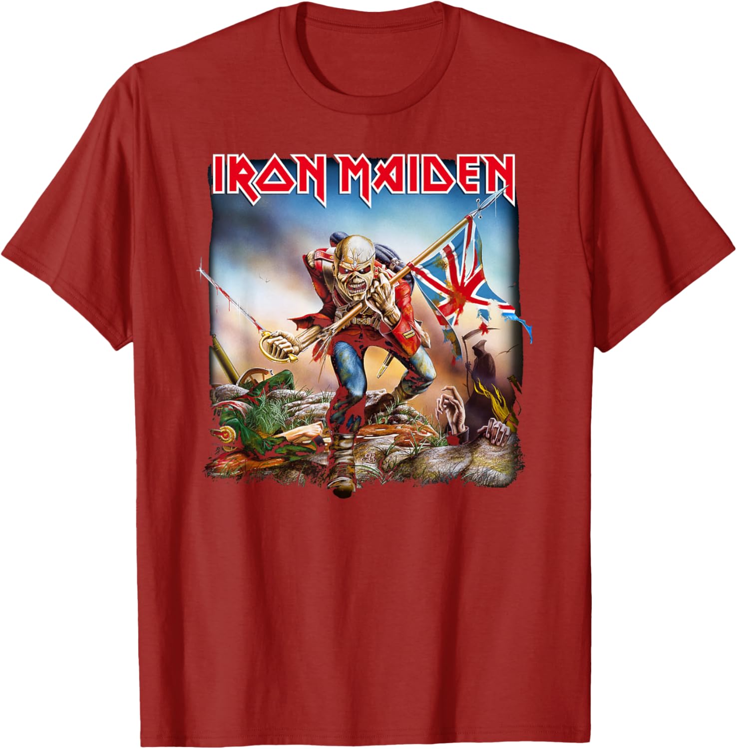 Iron Maiden The Trooper T-Shirt for Fans of Classic Rock Music - 4