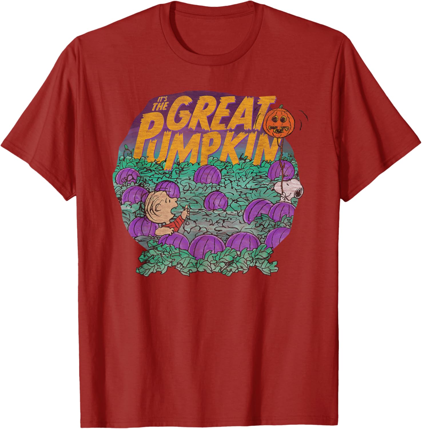 Peanuts Halloween Linus and Snoopy Great Pumpkin T-Shirt for All Ages - 9