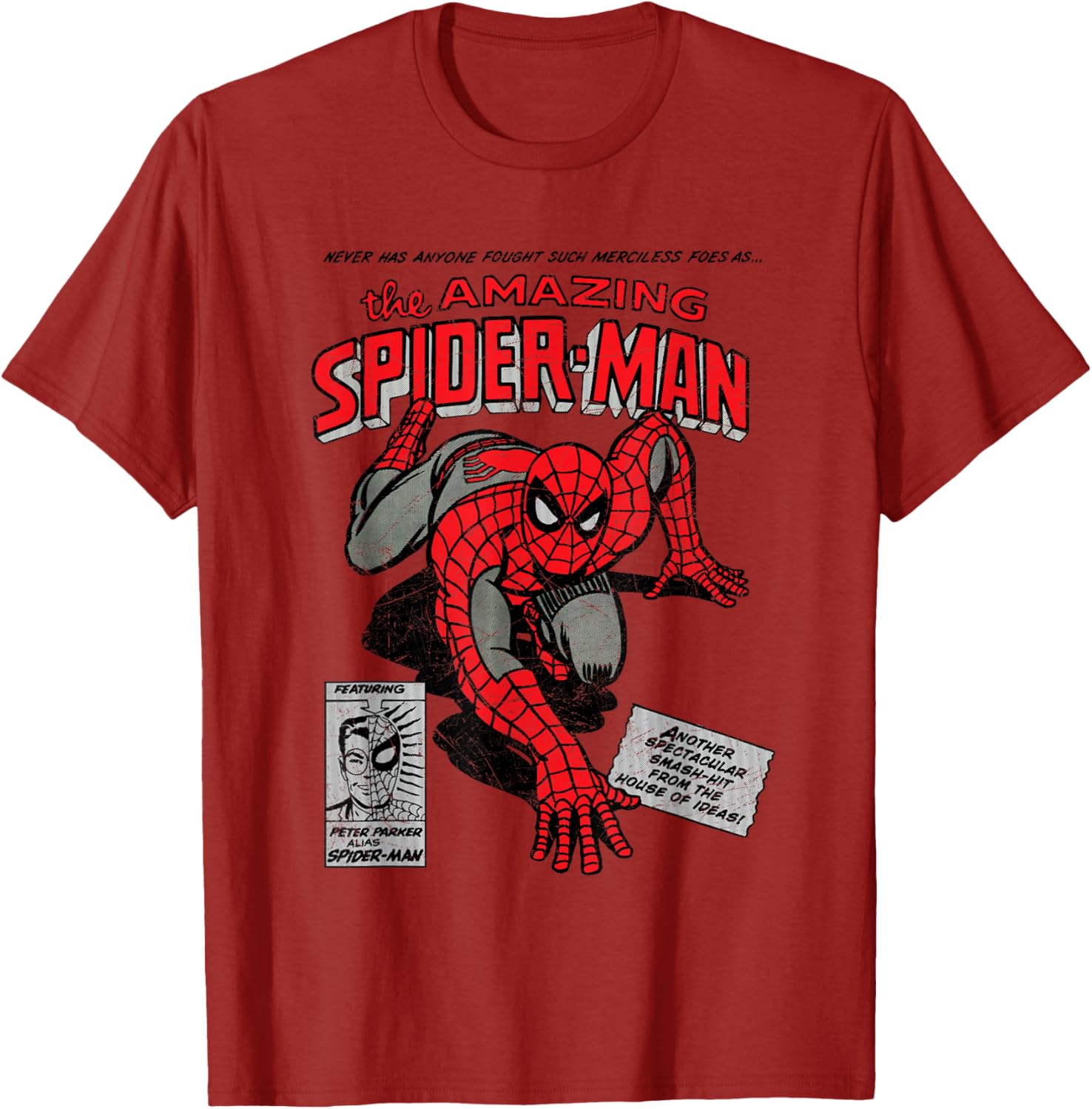 Marvel Spider-Man Retro Comic T-Shirt for Comic Book Fans - 17