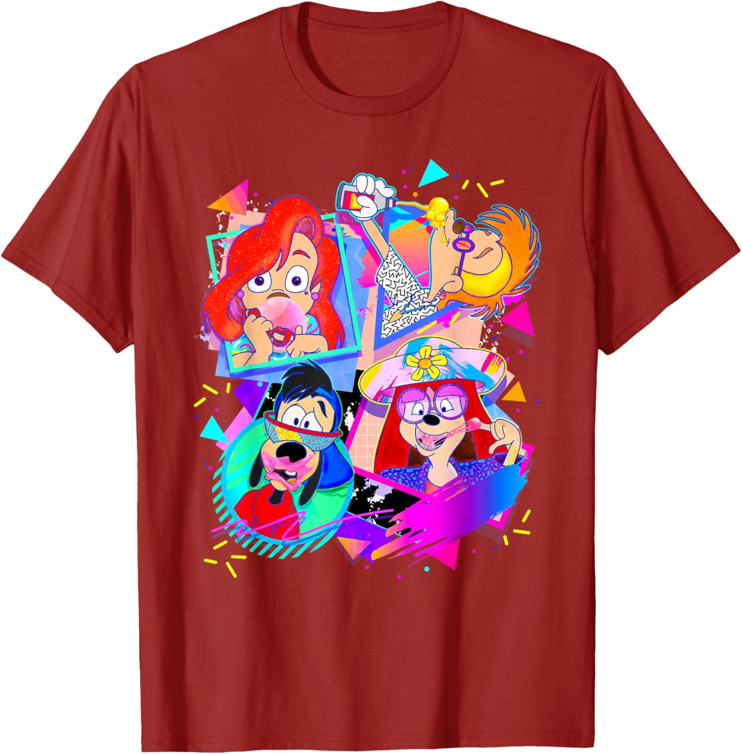 Disney A Goofy Movie Bubble Gum Retro T-Shirt for 90s Fans - 12