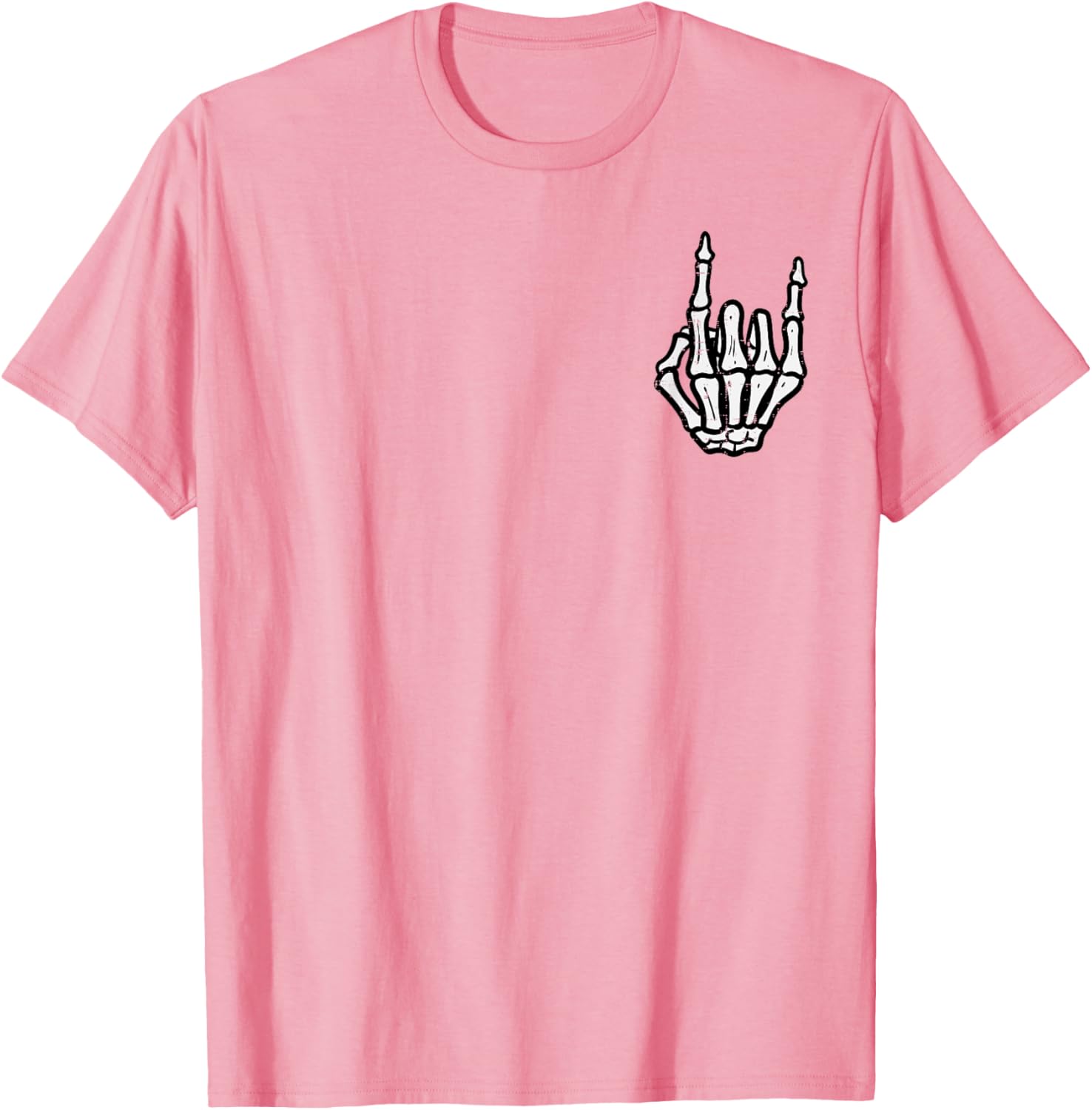 Punk Rock Skeleton T-Shirt for Cool Halloween Style for All Ages - 4