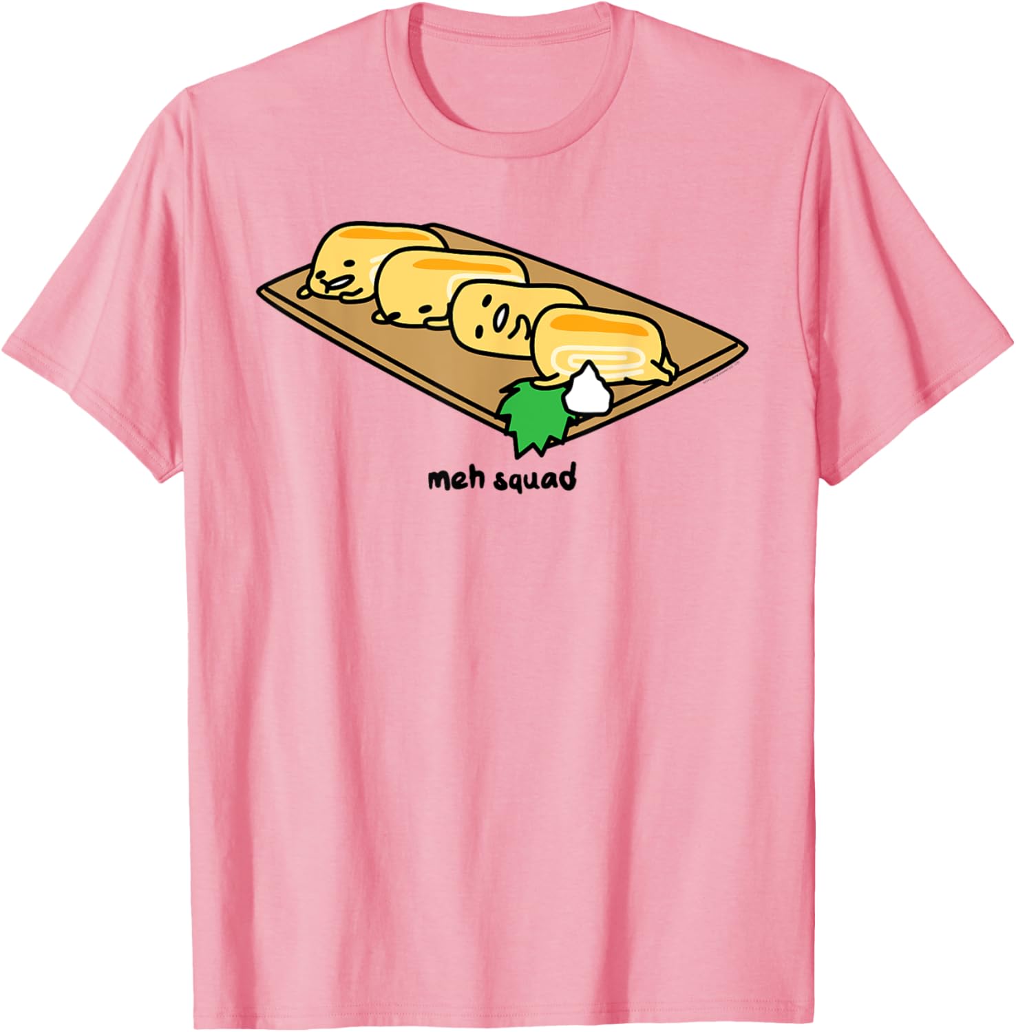 Gudetama Lazy Egg Sushi Tamagoyaki T-Shirt for Fun and Comfort - 7