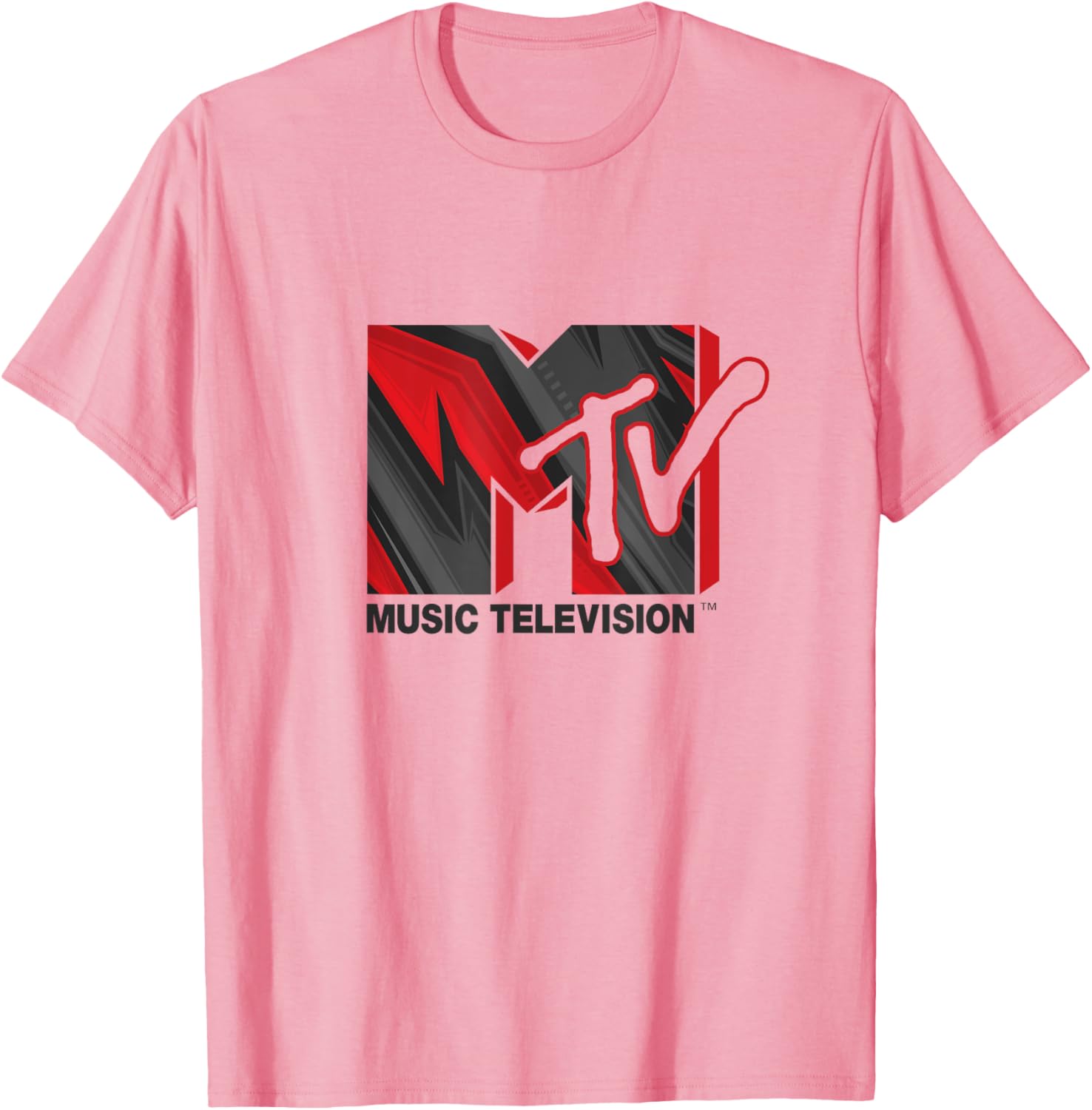 Mademark x MTV Official Hard Rock Music Television T-Shirt Red Grey Black - 6