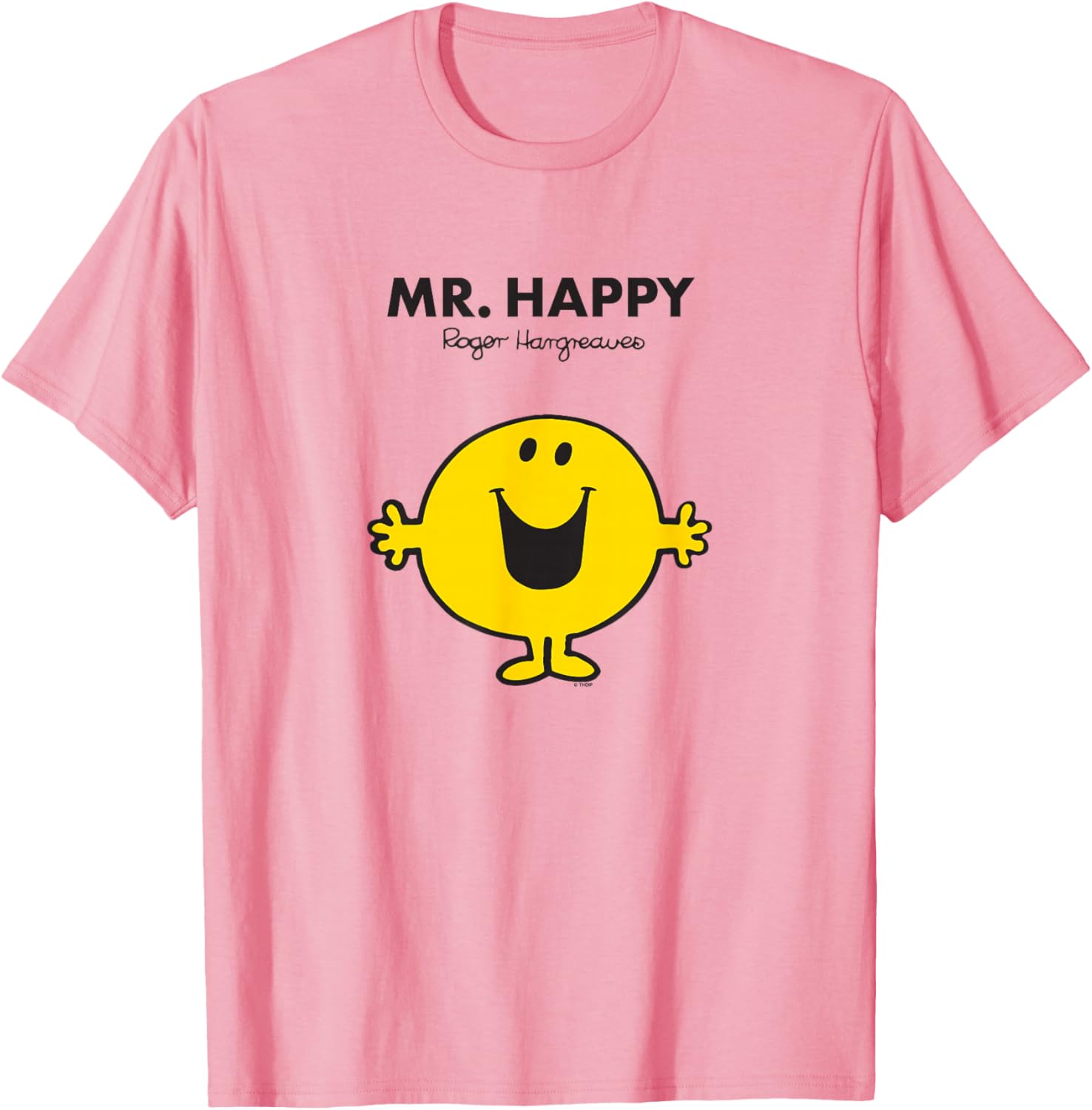 Mr Happy T-Shirt for Kids and Adults | Fun Mr Men Character Apparel - 1