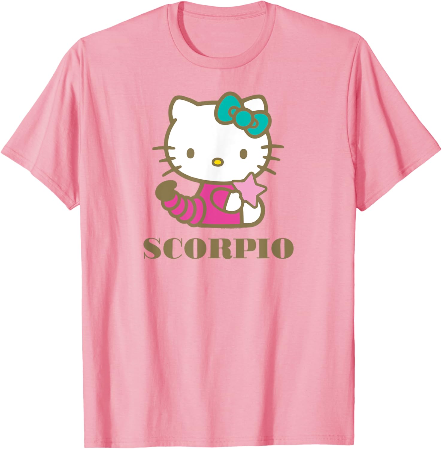 Hello Kitty Scorpio Zodiac T-Shirt for Trendy Fans of Cute Fashion - 5