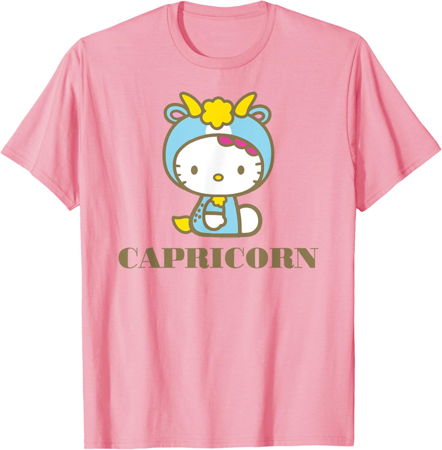 Hello Kitty Capricorn T-Shirt Cute Zodiac Sign Apparel for Fans - 3
