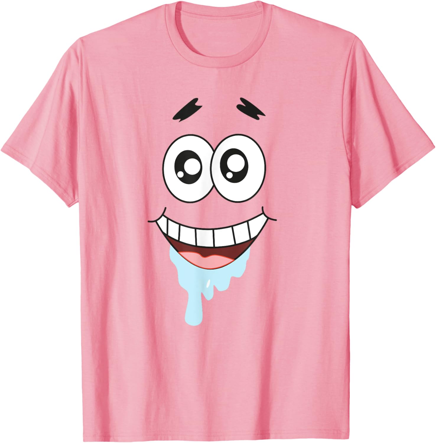 Mademark Patrick Star Droolin' T-Shirt for Fun SpongeBob Fans - 1
