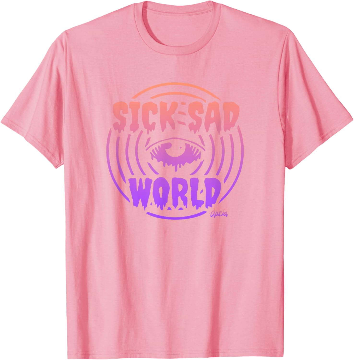 Mademark x Daria Sick Sad World Gradient T-Shirt for Trendy Fashion Lovers - 17