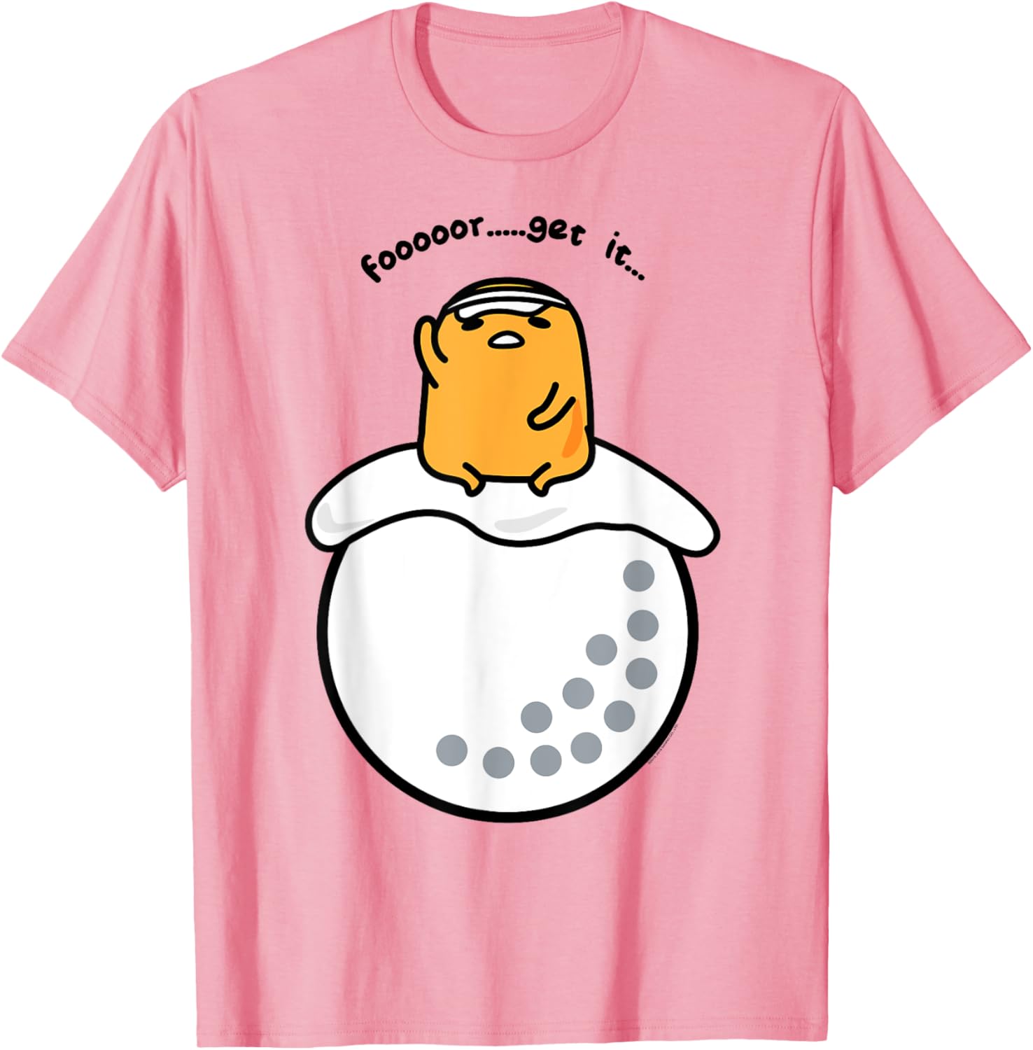 Gudetama Golf Fore Forget It T-Shirt for Fun Golf Lovers and Fans - 12