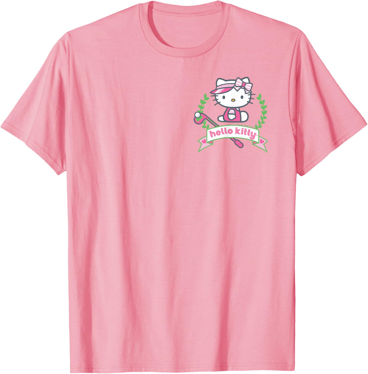 Hello Kitty Golf T-Shirt for Fun Golfers - Cute Cartoon Apparel - 4