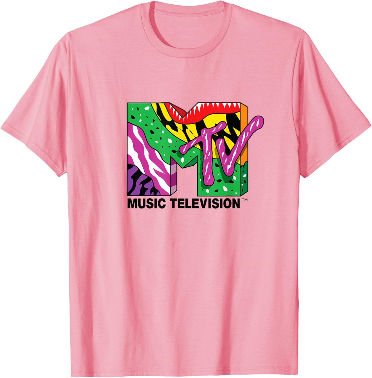 Mademark x MTV Colorful Creative Art T-Shirt Official Logo Design - 8