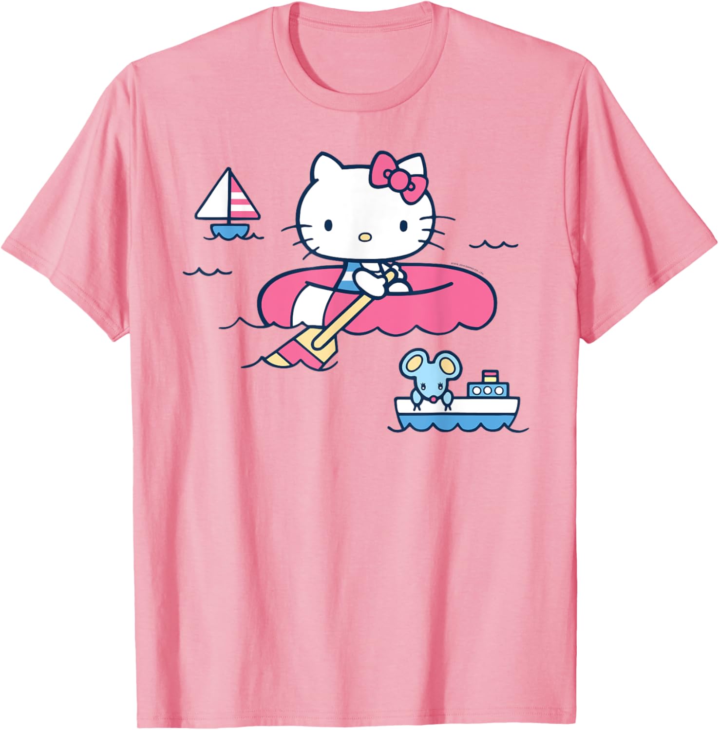 Hello Kitty Summer Boat T-Shirt for All Ages - Fun & Stylish Apparel - 5