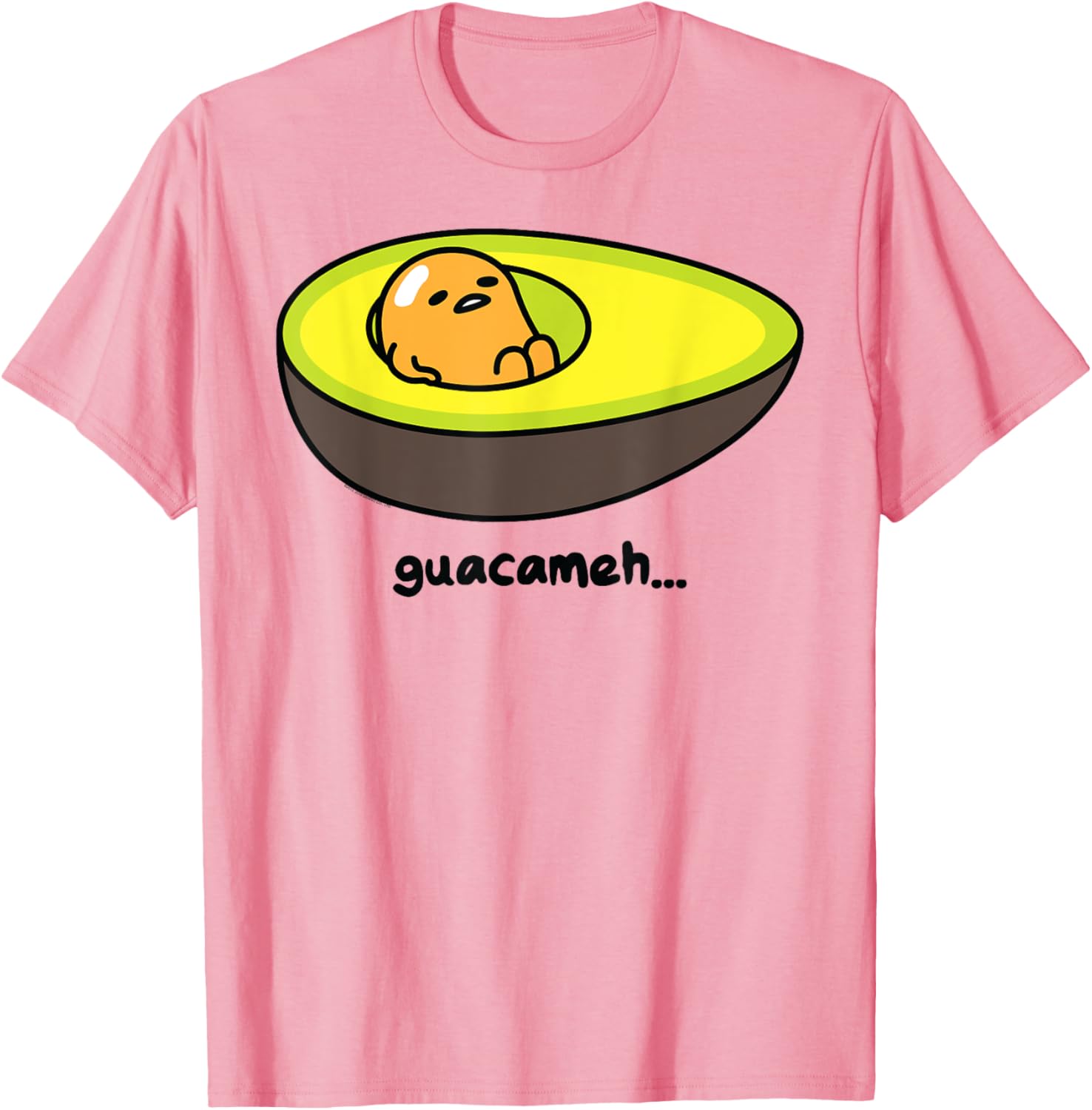 Gudetama Guacamole T-Shirt Cute Avocado Graphic Tee for Food Lovers - 7