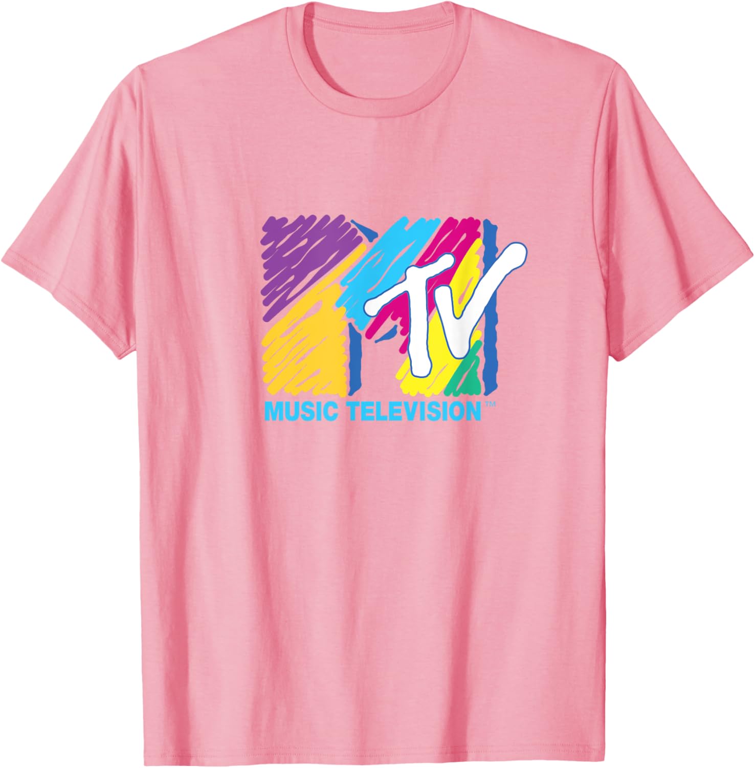 Mademark x MTV Colorful Logo Big Pen T-Shirt for Music Lovers - 18