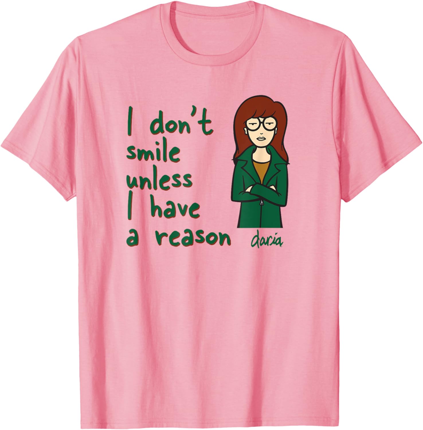 Mademark x Daria I Don't Smile Unless I Have a Reason T-Shirt Guide - 6