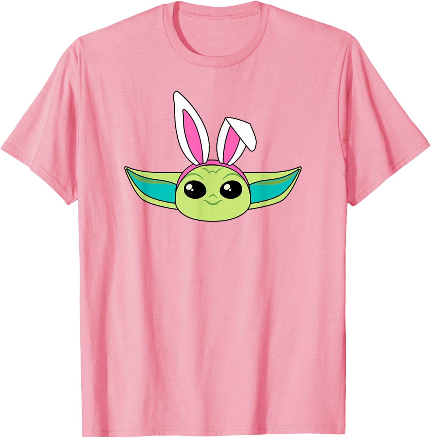 Mandalorian Grogu Easter Bunny Ears T-Shirt for Spring Fun - 6