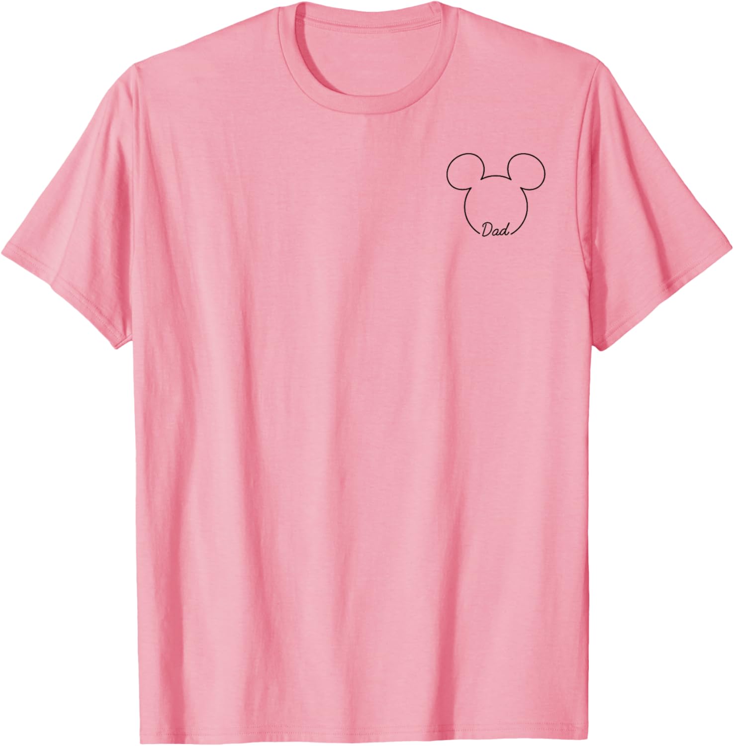 Disney Mickey And Friends Dad Mickey Art Pocket Logo T-Shirt for Men - 6