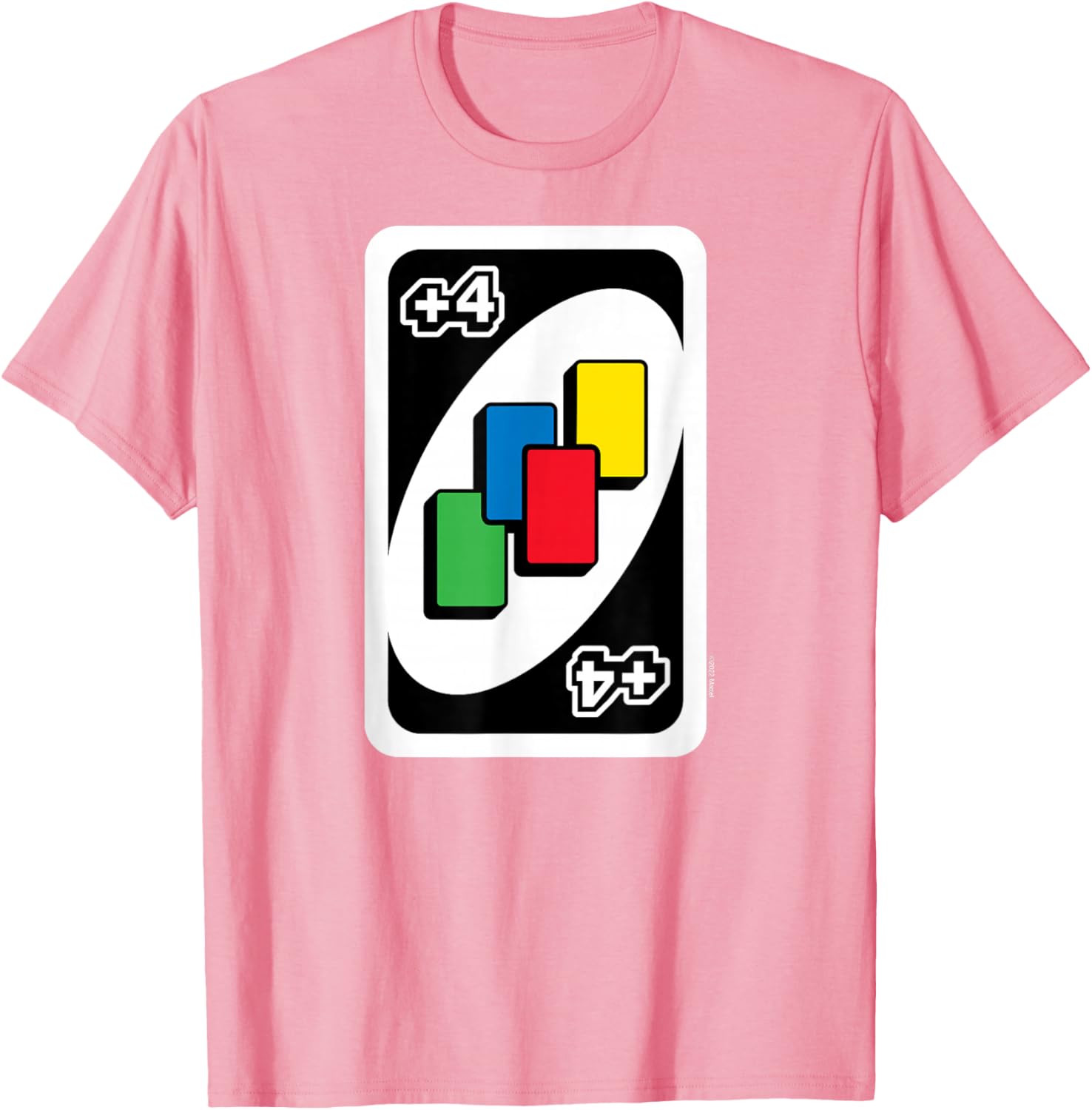 UNO Draw Four Card T-Shirt Fun Casual Wear for Game Lovers - 7