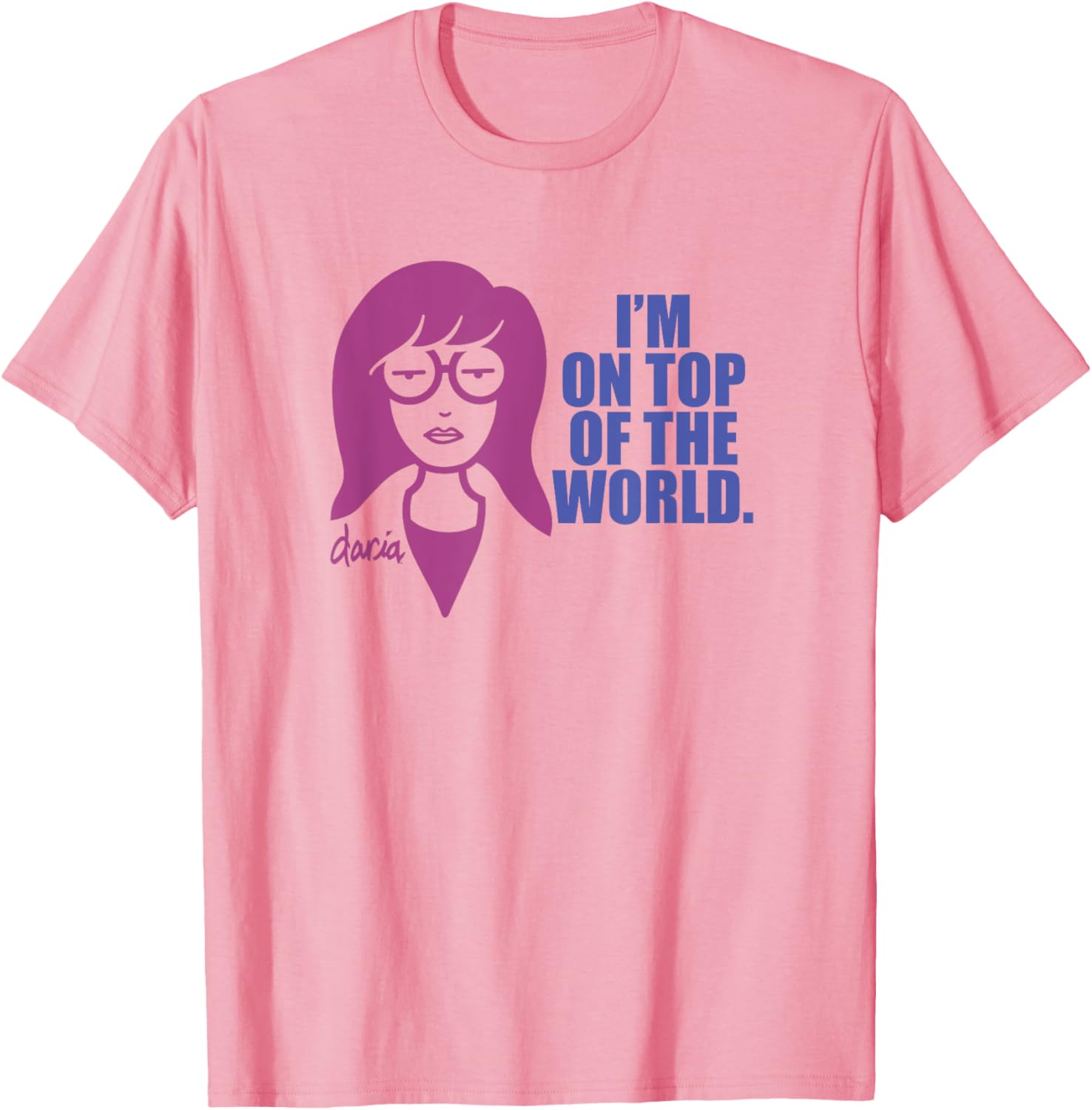 Mademark x Daria I'm on Top of the World T-Shirt for Everyday Style - 4