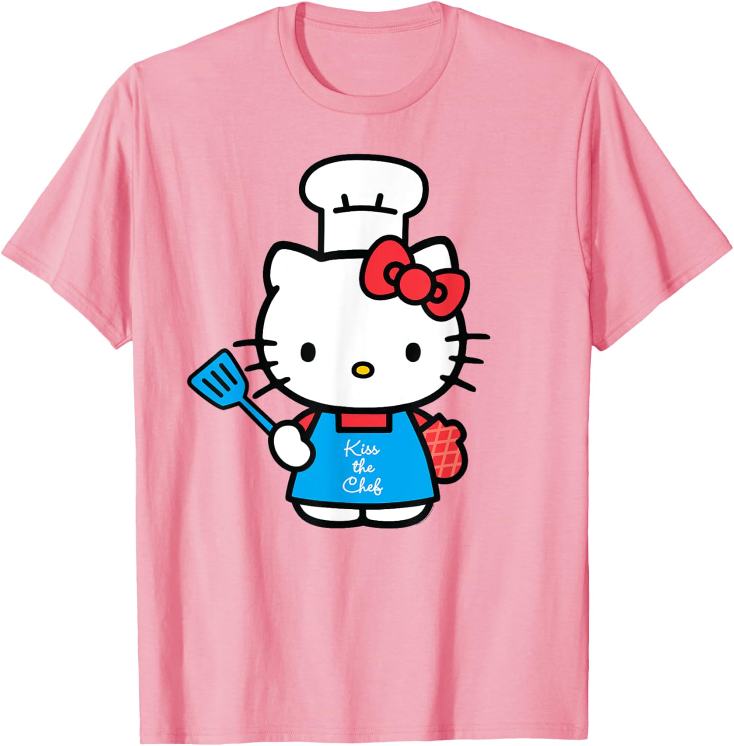 Hello Kitty Kiss the Chef T-Shirt Cute and Fun Cooking Apparel - 14