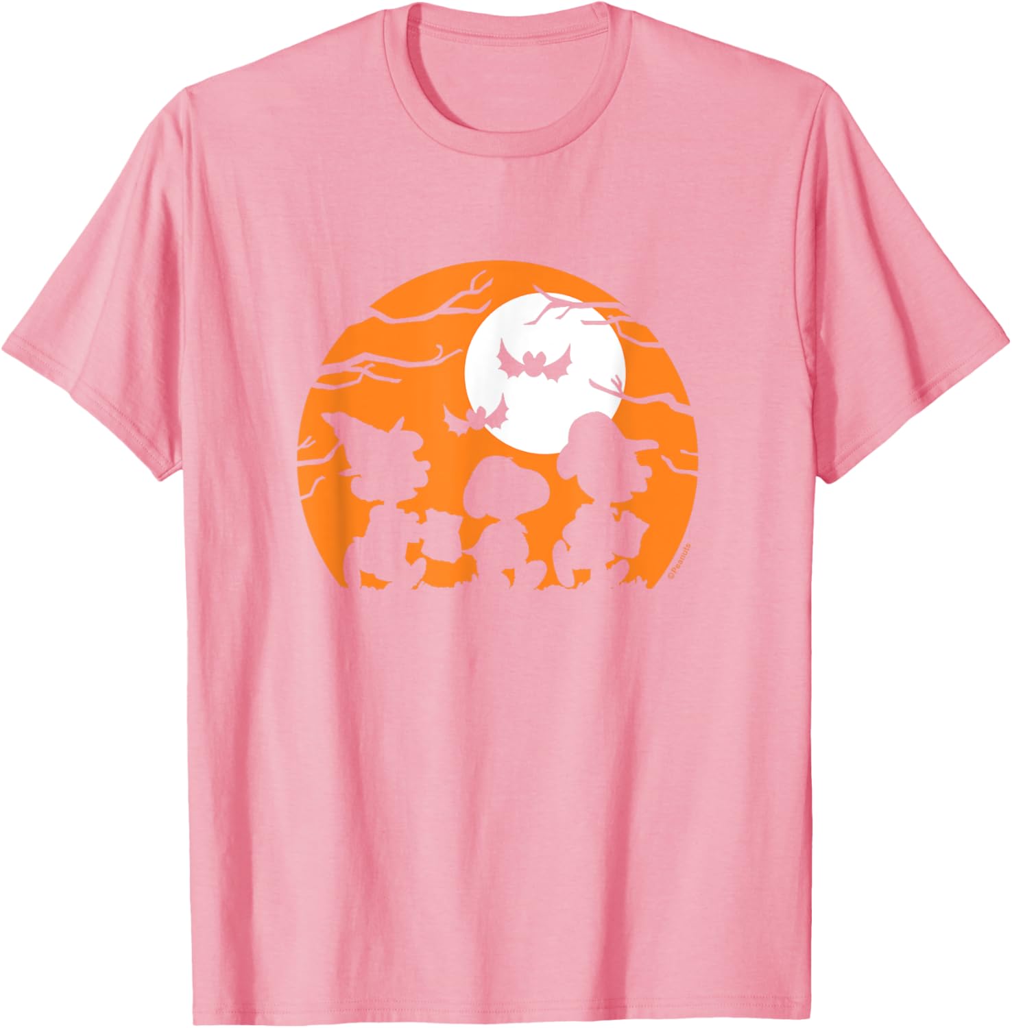 Peanuts Halloween Trick or Treat Silhouettes T-Shirt for Fun Celebrations - 5