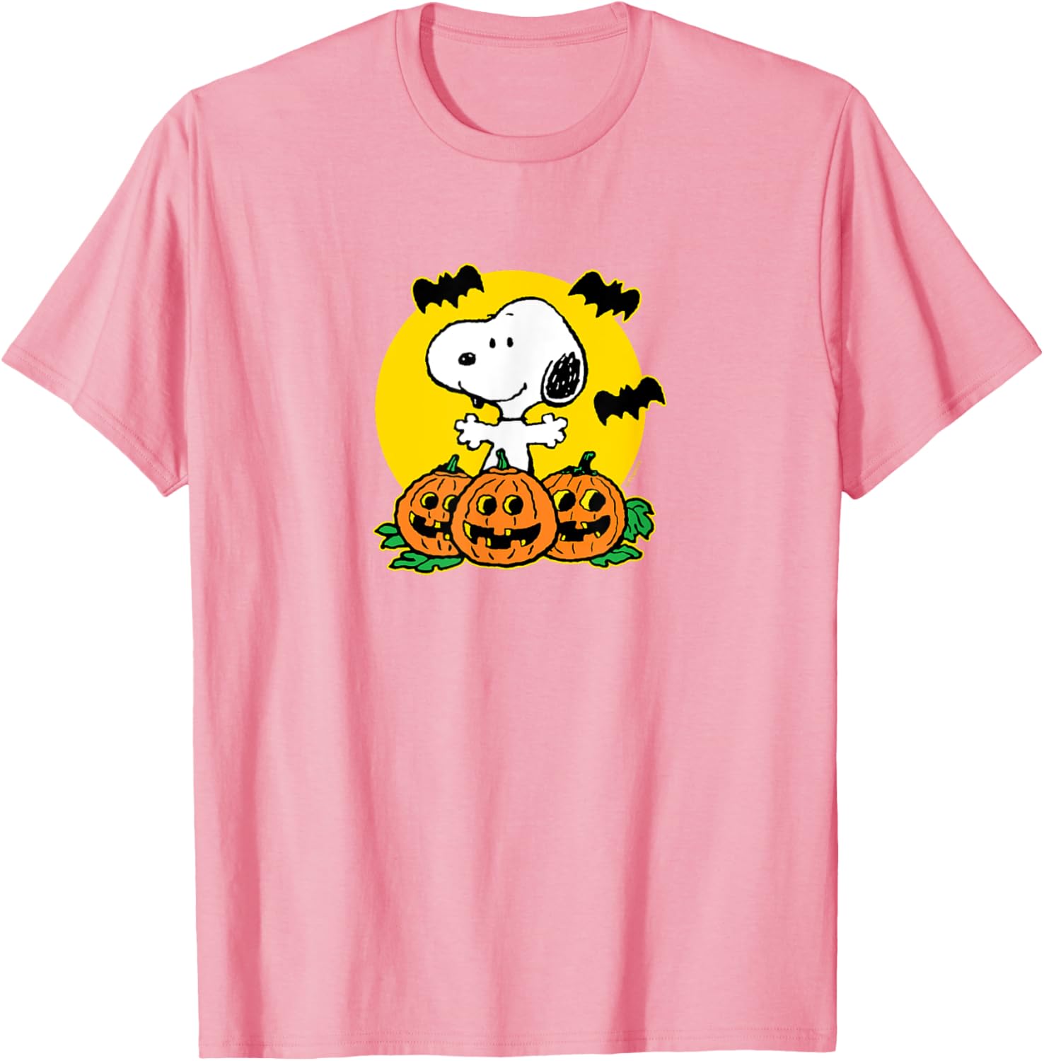 Snoopy Pumpkin Patch Halloween T-Shirt for Peanuts Fans - Fun Apparel - 7