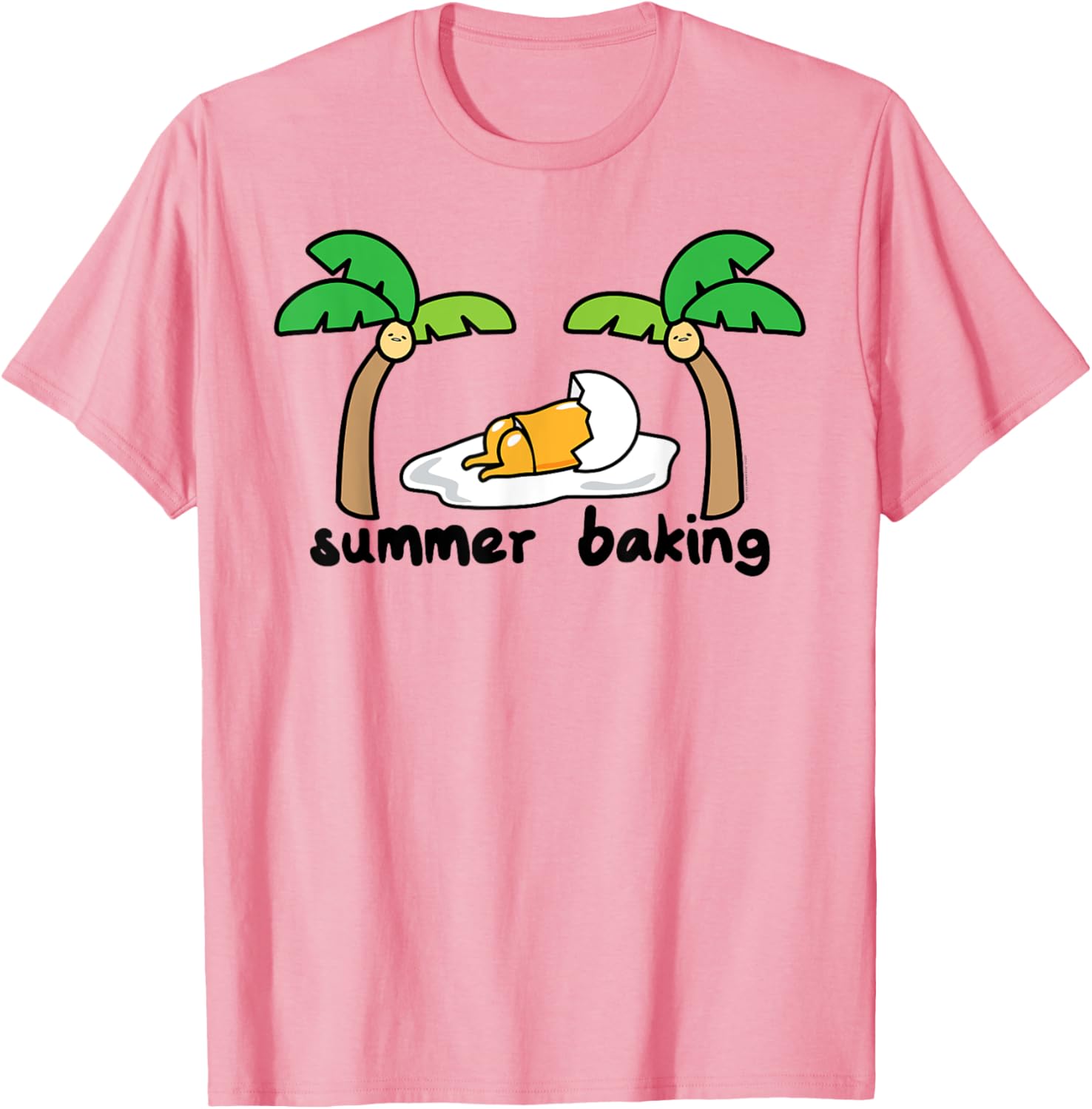 Gudetama Summer T-Shirt for All Ages with Fun Palm Tree Design - 2