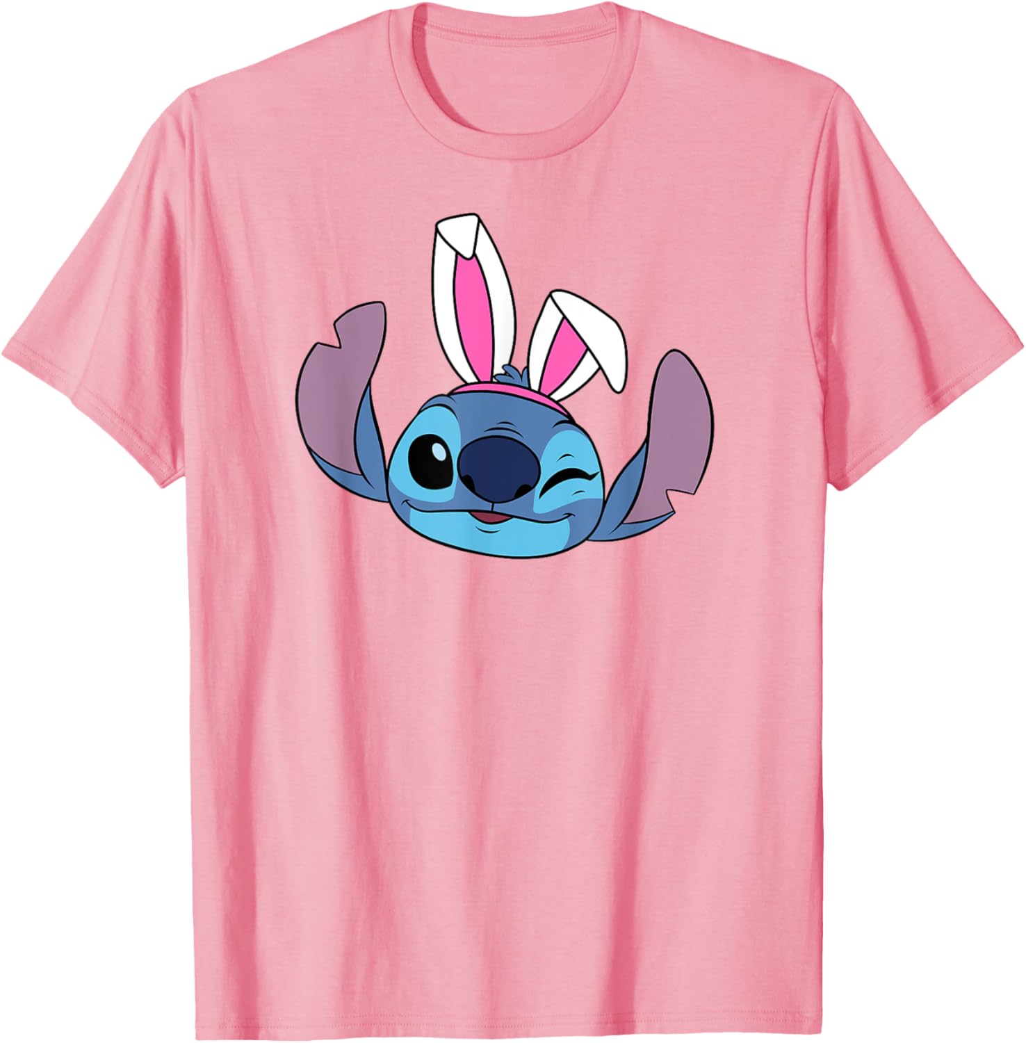 Shop Disney Stitch Winking Easter Bunny Ears T-Shirt for Fun Spring Style - 2
