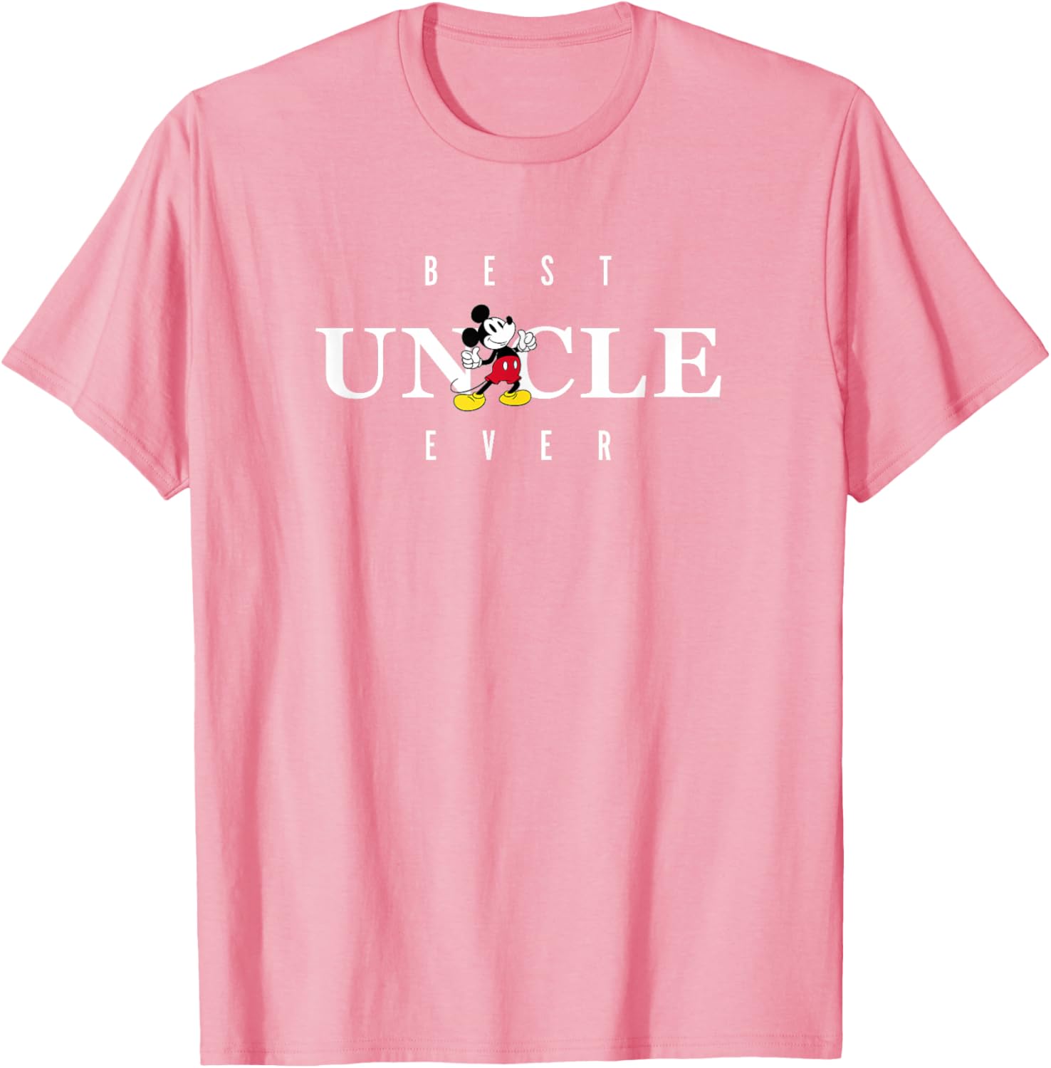 Disney Mickey Mouse Best Uncle Ever T-Shirt for Father's Day Gifts - 18