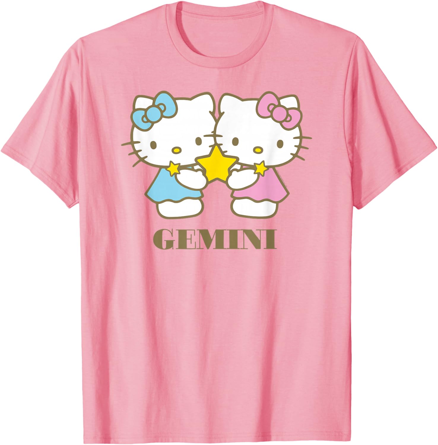 Hello Kitty Gemini T-Shirt for Zodiac Fans - Cute and Stylish Apparel - 18