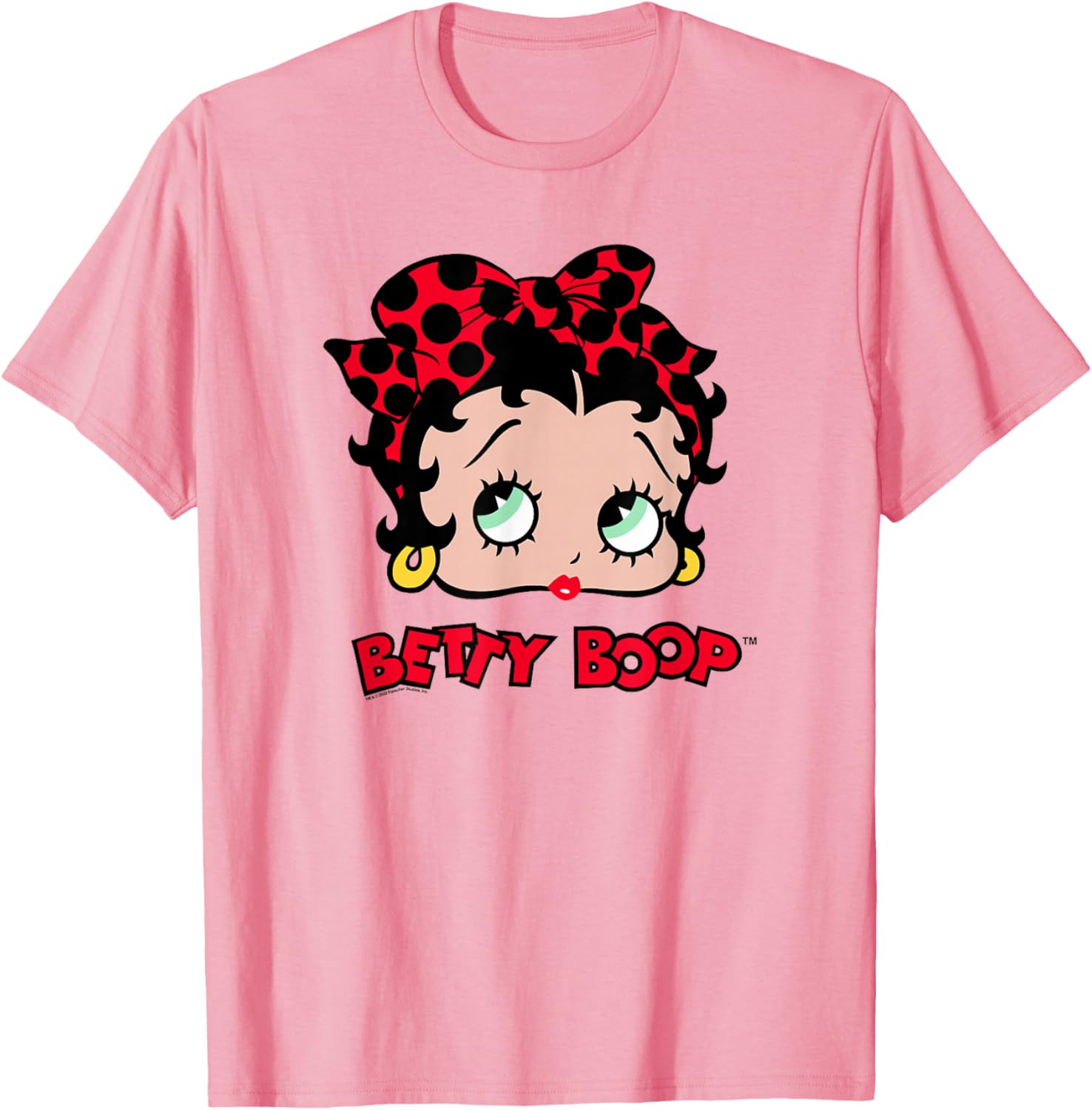 Betty Boop Vintage Dot Bow T-Shirt - Classic Pin Up Style Apparel - 2
