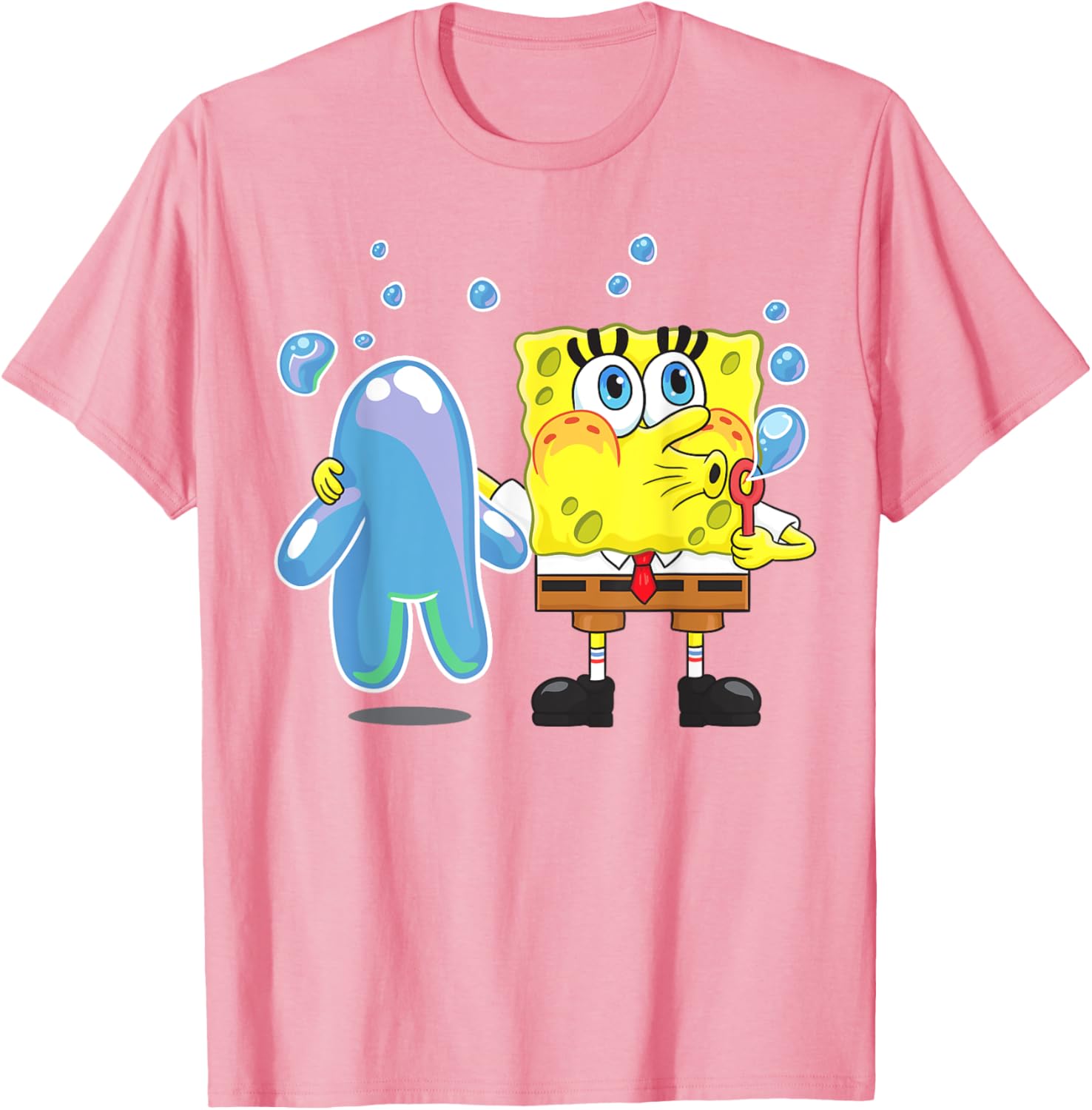 Mademark x SpongeBob SquarePants Bubble Technique T-Shirt for Fun Style - 19