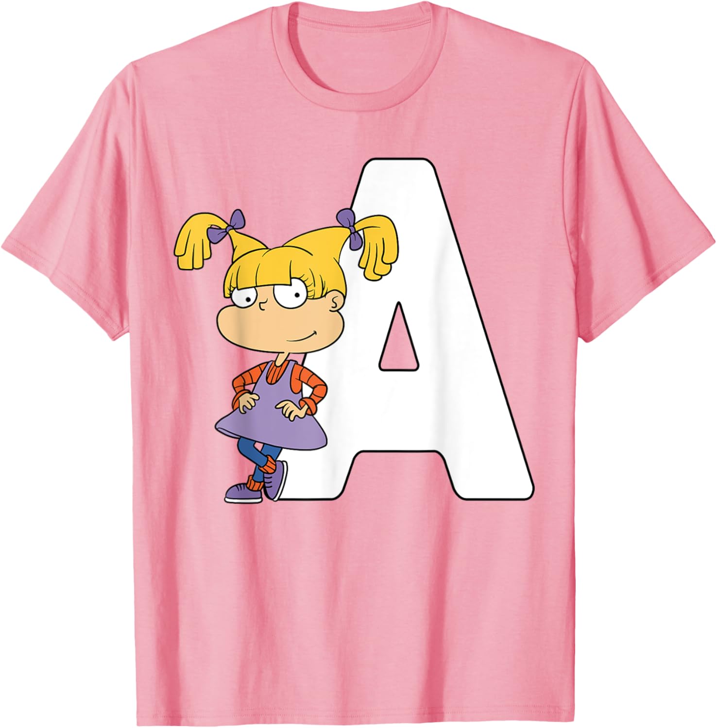 Mademark x Rugrats Angelica Pickles The Girl with an A T-Shirt for Fans - 15