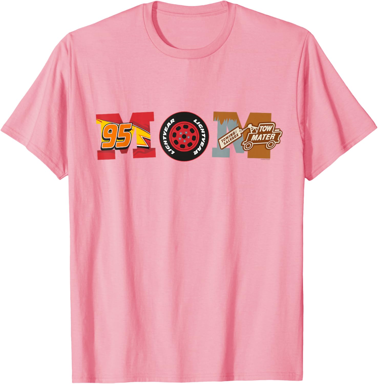 Disney Pixar Cars Mom T-Shirt Perfect for Mother's Day Birthday Gifts - 15